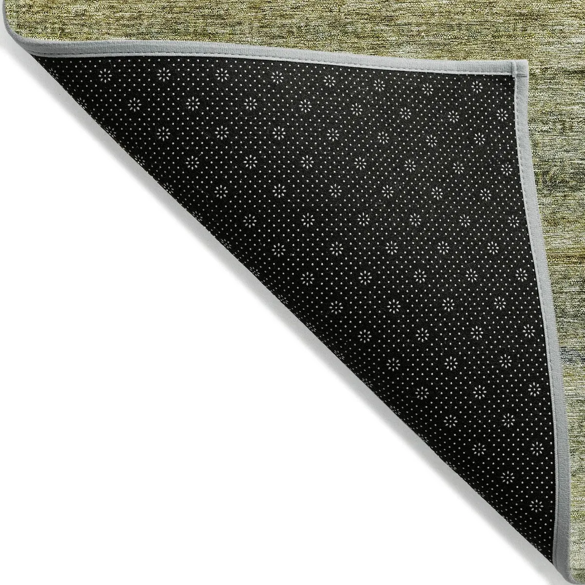 Machine Washable Indoor/ Outdoor Ombre Solid Chantille Rug