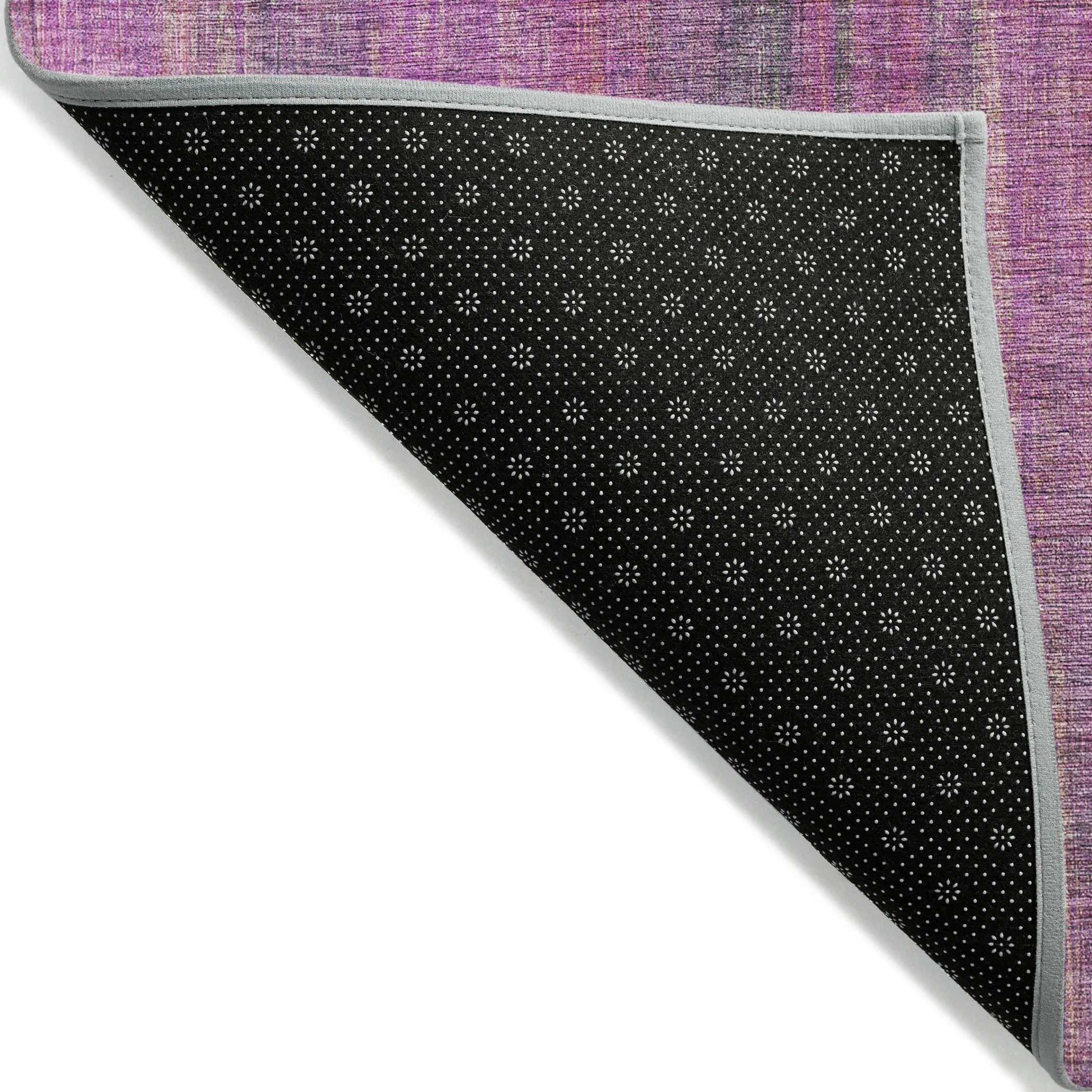 Machine Washable Indoor/ Outdoor Ombre Solid Chantille Rug