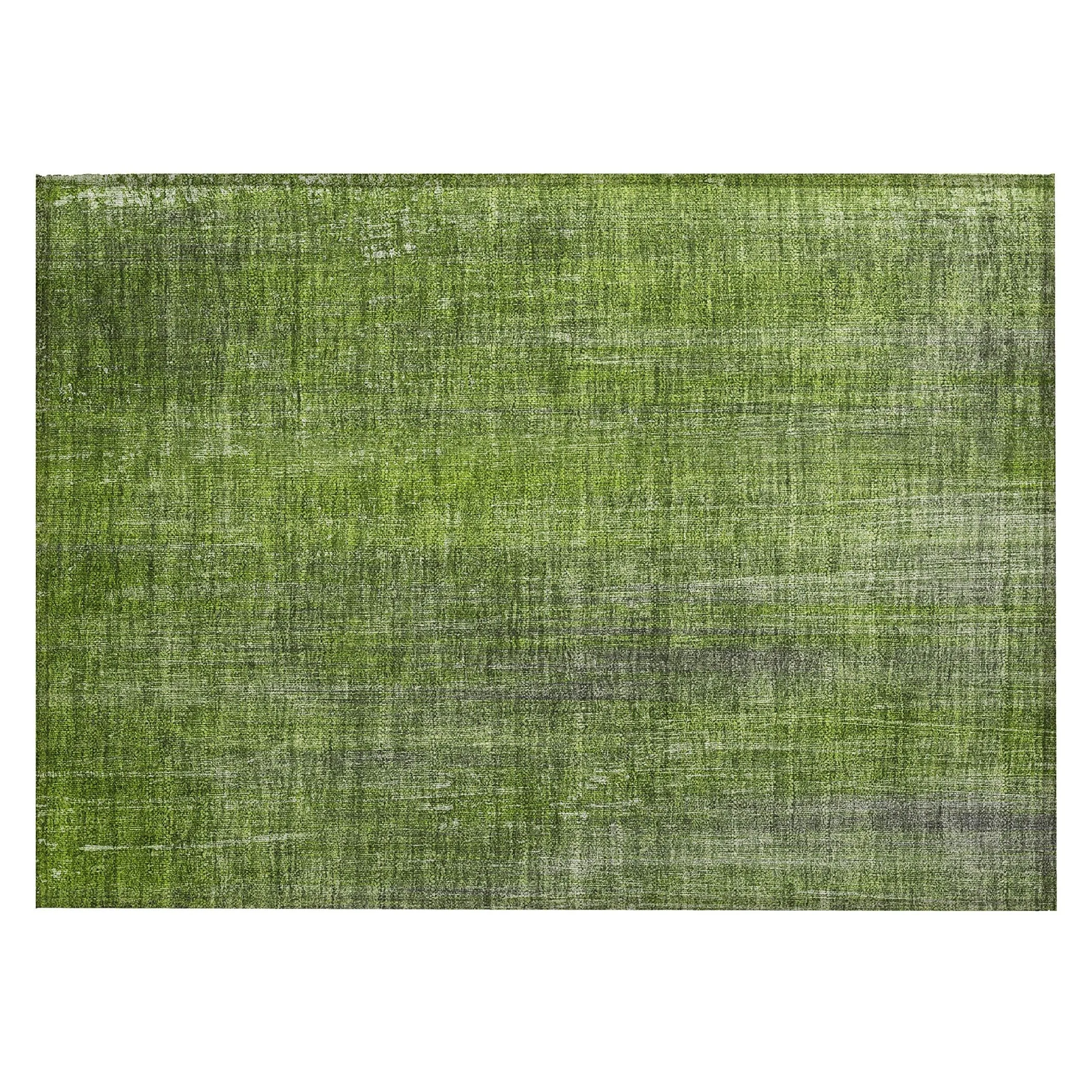 Machine Washable Indoor/ Outdoor Ombre Solid Chantille Rug