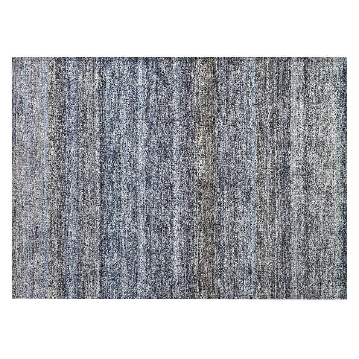 Machine Washable Indoor/ Outdoor Ombre Solid Chantille Rug