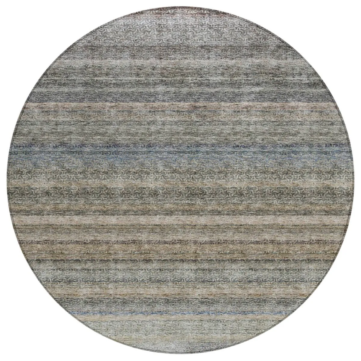 Machine Washable Indoor/ Outdoor Ombre Solid Chantille Rug
