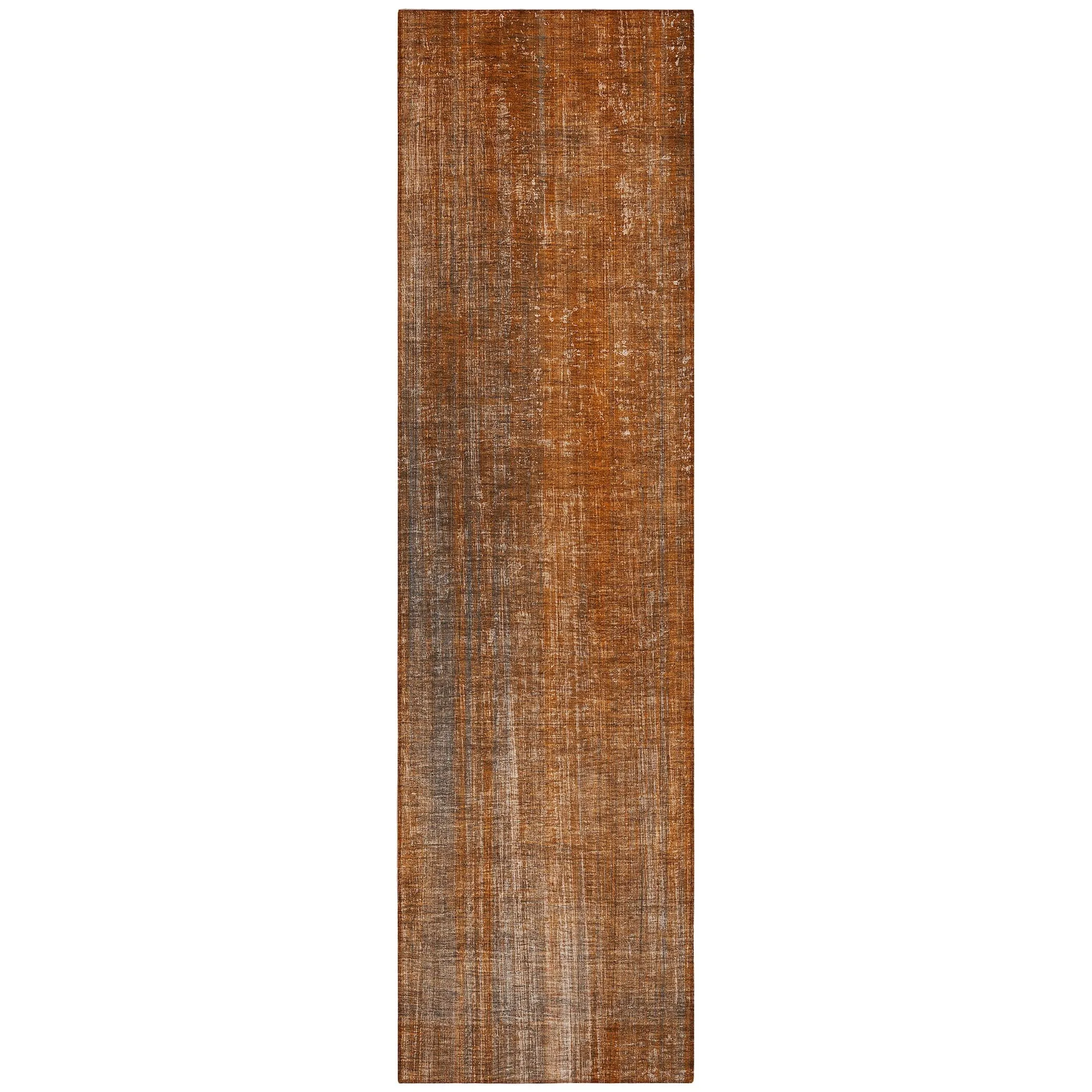 Machine Washable Indoor/ Outdoor Ombre Solid Chantille Rug