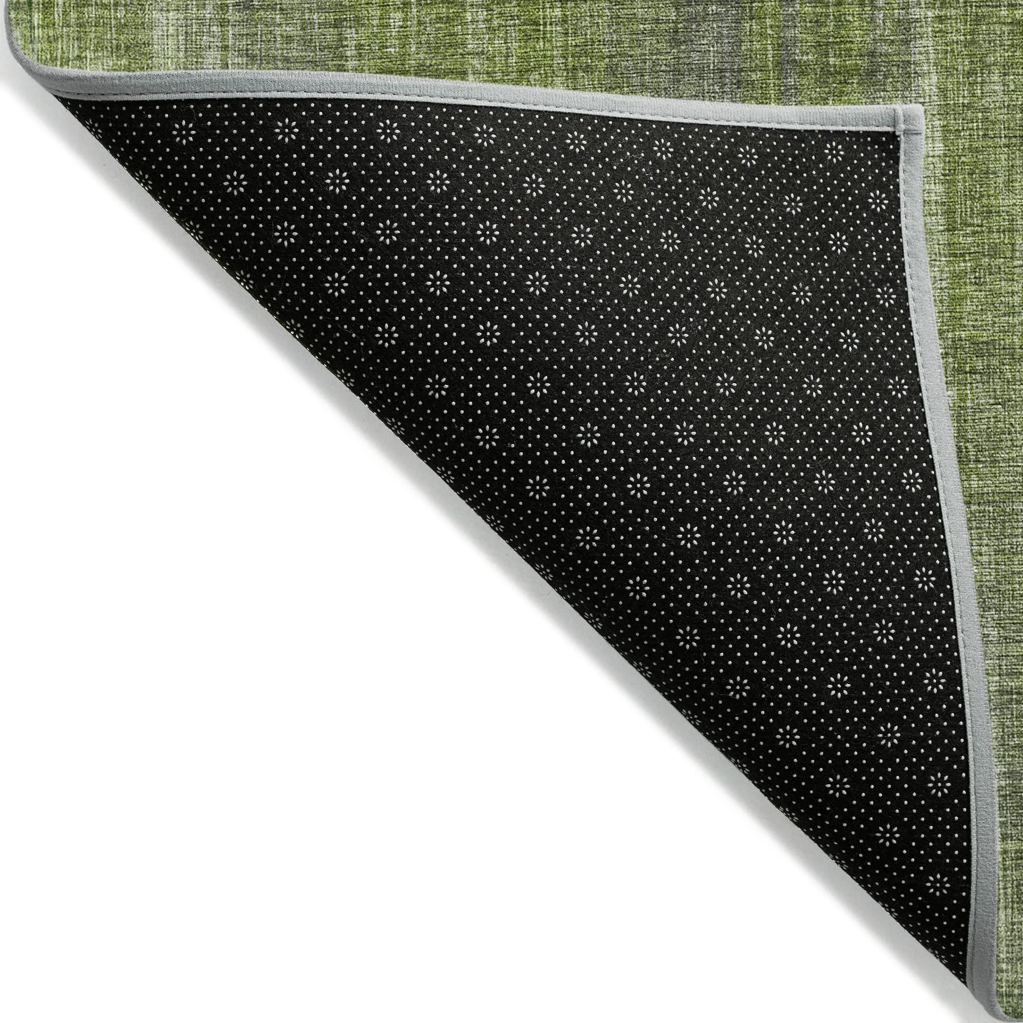 Machine Washable Indoor/ Outdoor Ombre Solid Chantille Rug