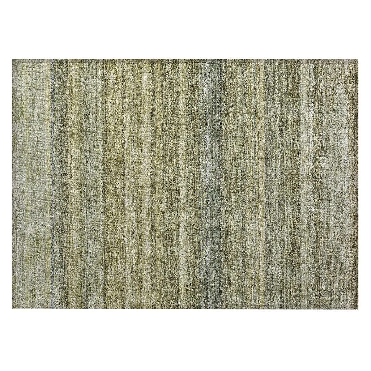 Machine Washable Indoor/ Outdoor Ombre Solid Chantille Rug