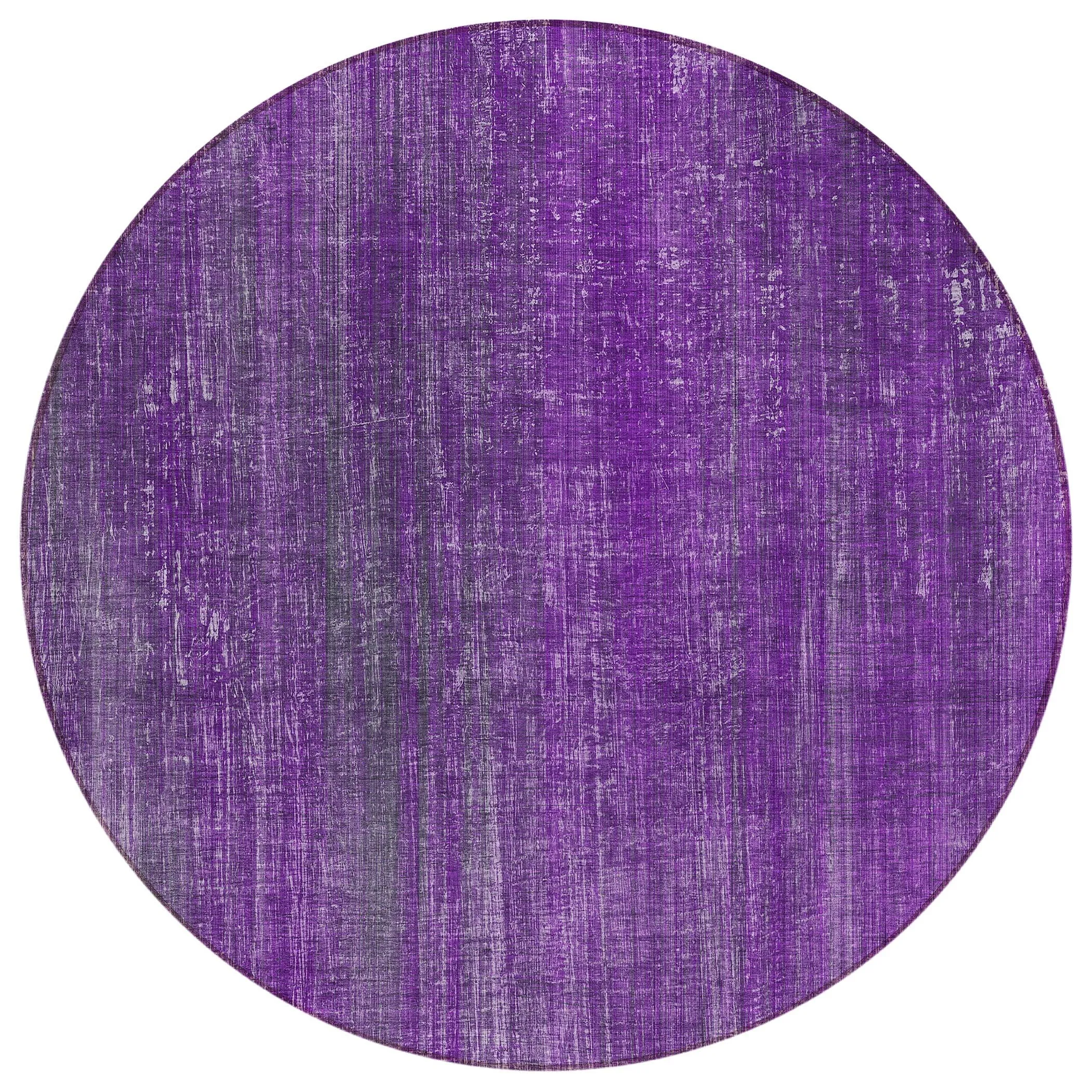 Machine Washable Indoor/ Outdoor Ombre Solid Chantille Rug