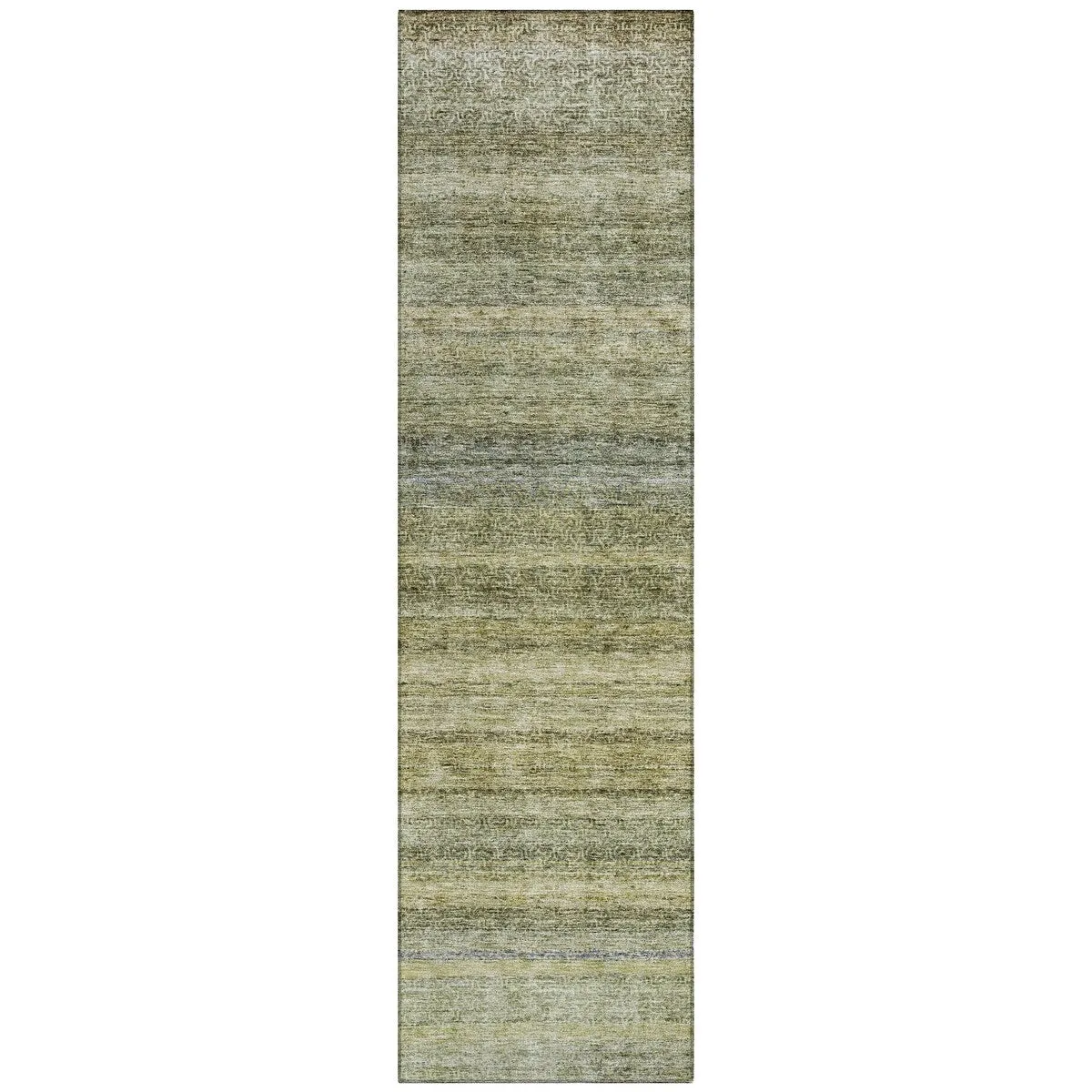 Machine Washable Indoor/ Outdoor Ombre Solid Chantille Rug