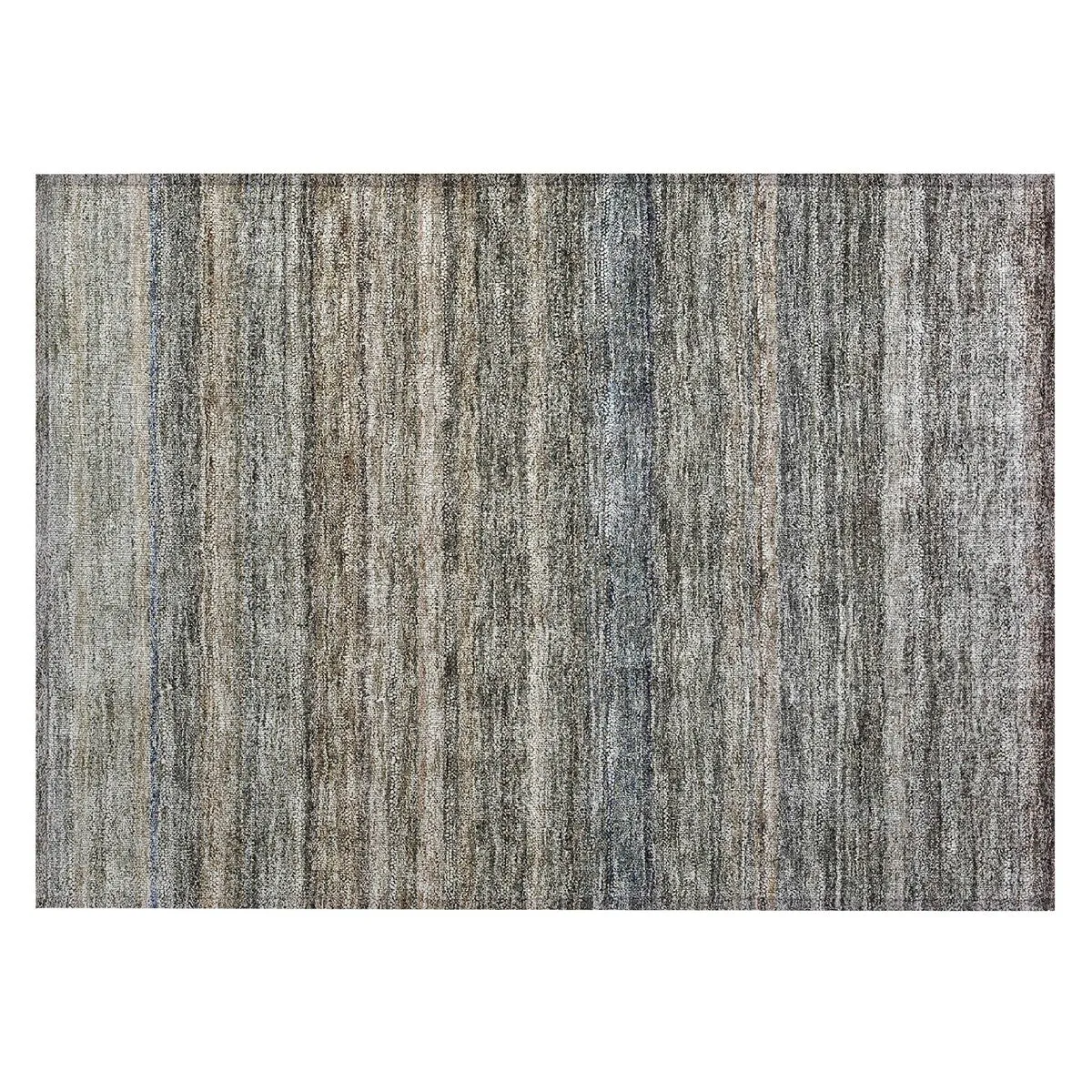 Machine Washable Indoor/ Outdoor Ombre Solid Chantille Rug