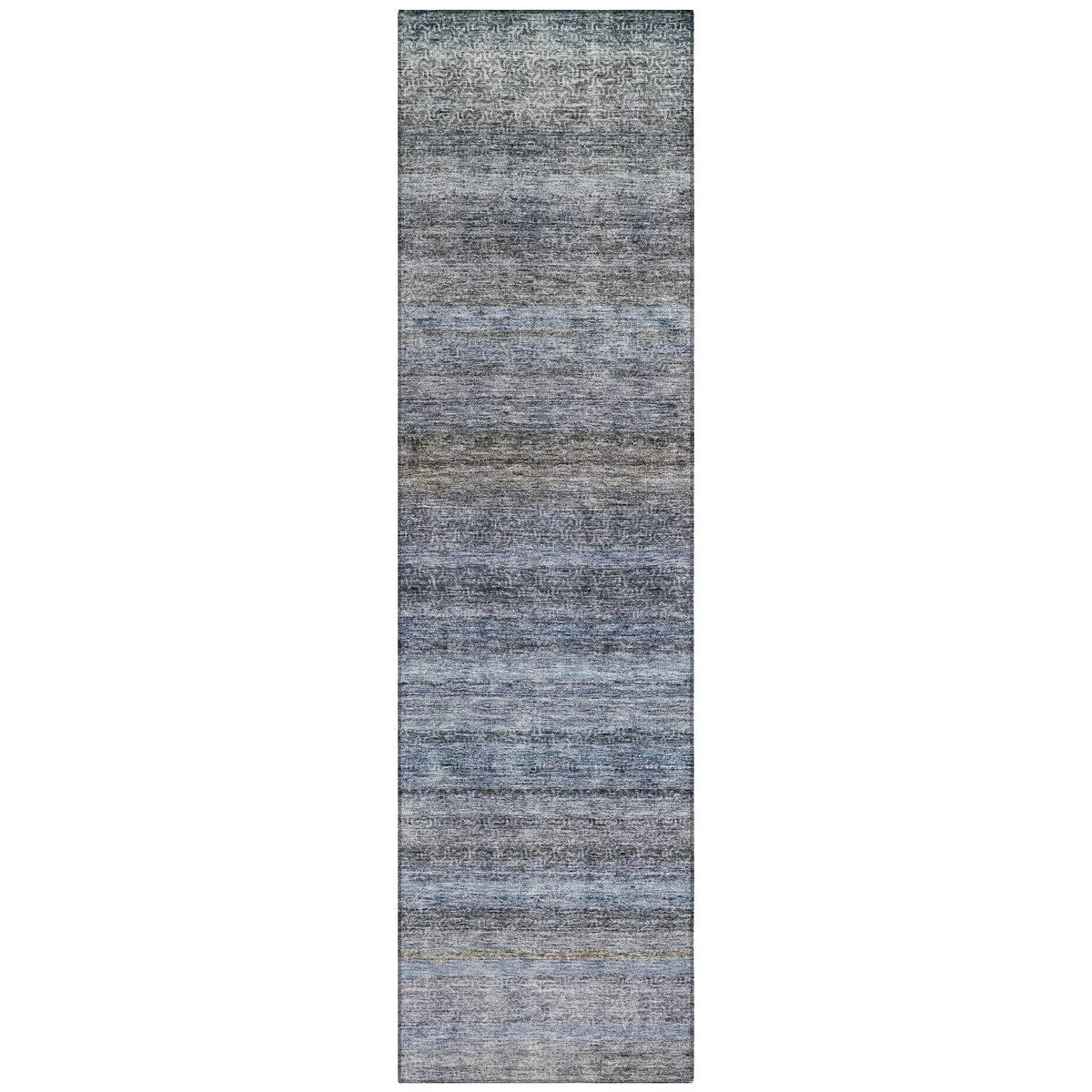 Machine Washable Indoor/ Outdoor Ombre Solid Chantille Rug