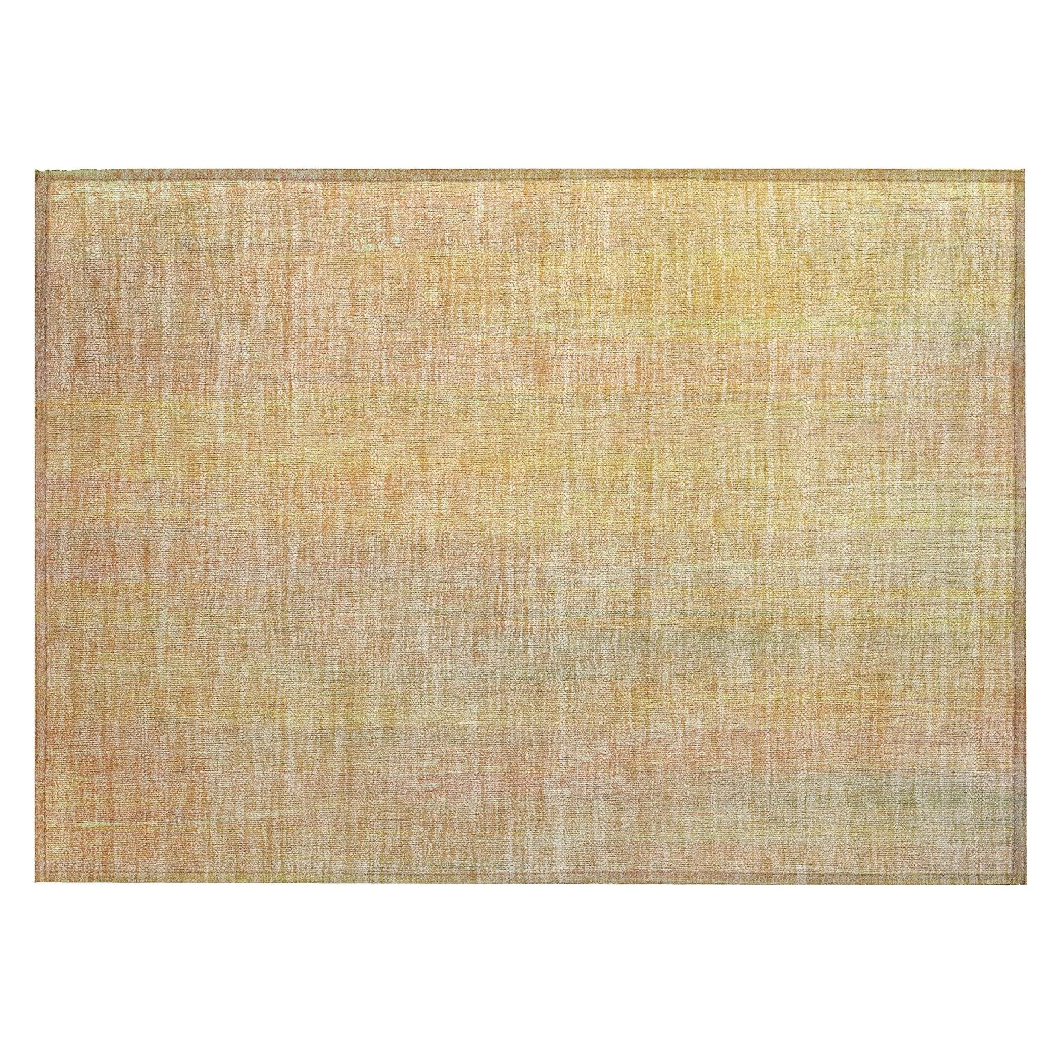 Machine Washable Indoor/ Outdoor Ombre Solid Chantille Rug