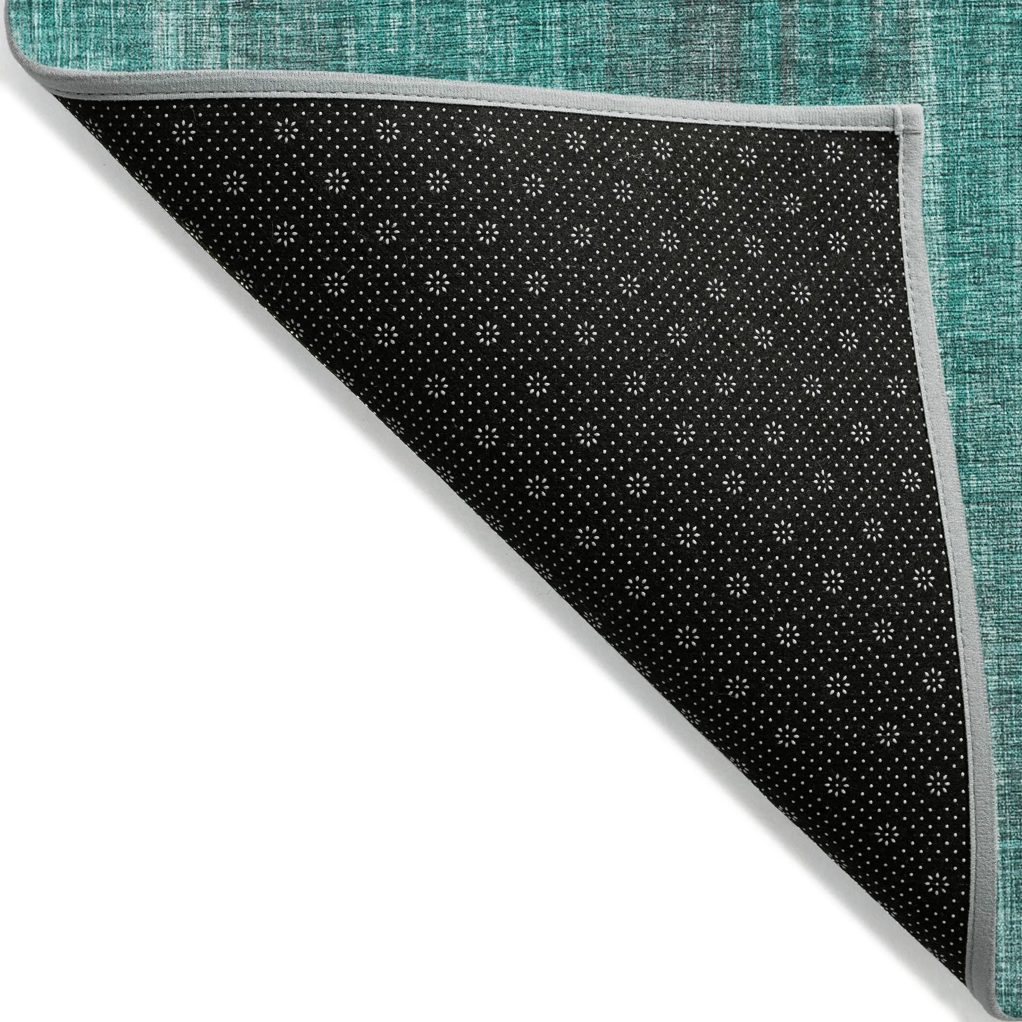Machine Washable Indoor/ Outdoor Ombre Solid Chantille Rug