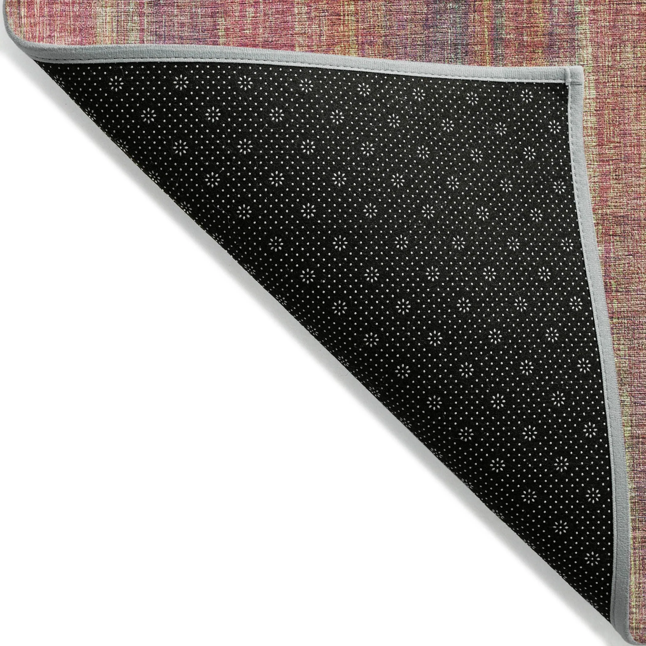 Machine Washable Indoor/ Outdoor Ombre Solid Chantille Rug