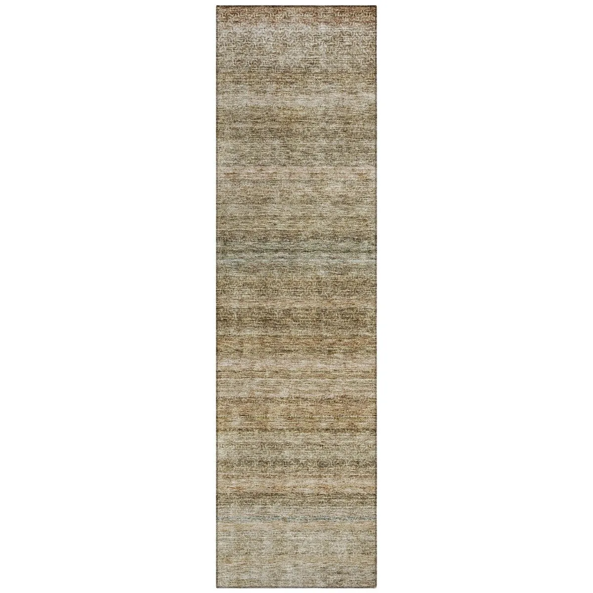 Machine Washable Indoor/ Outdoor Ombre Solid Chantille Rug