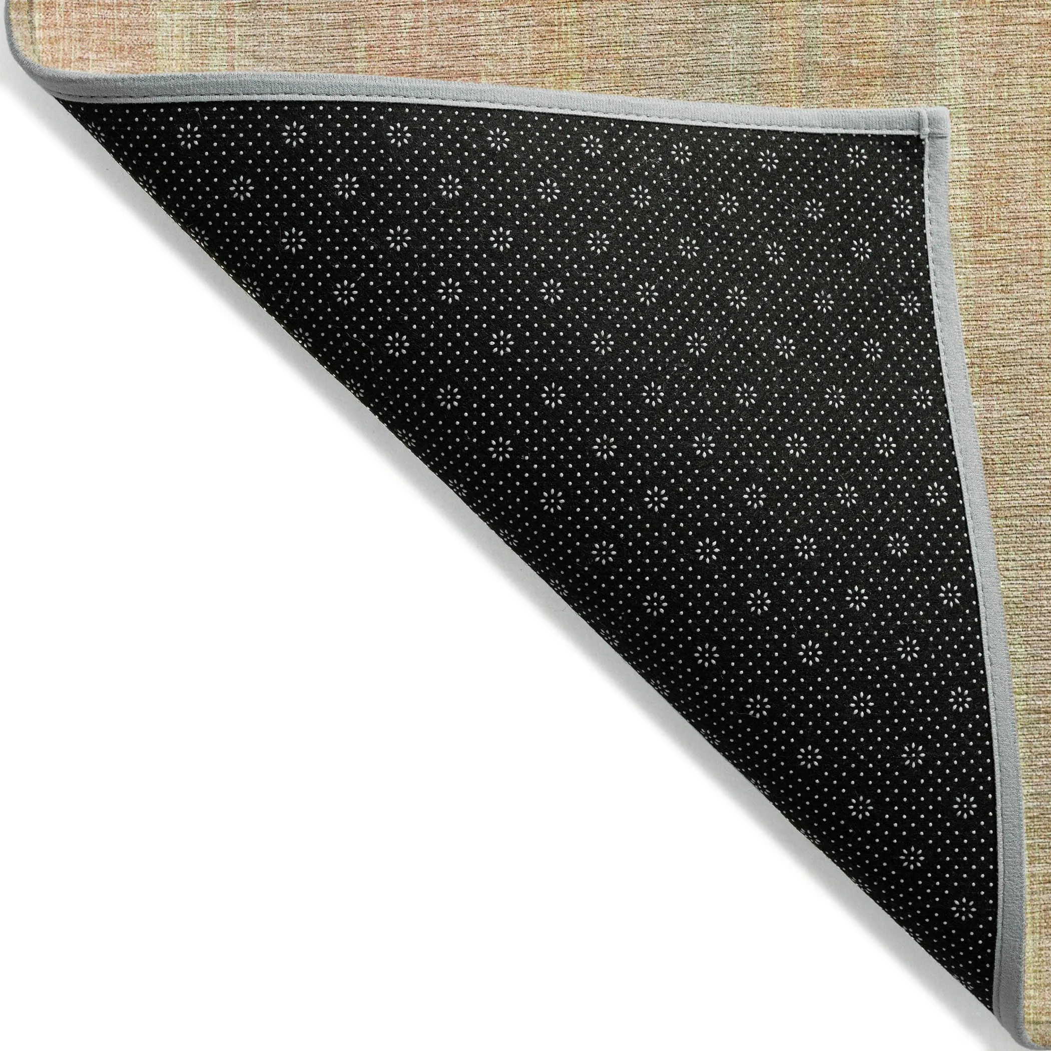 Machine Washable Indoor/ Outdoor Ombre Solid Chantille Rug