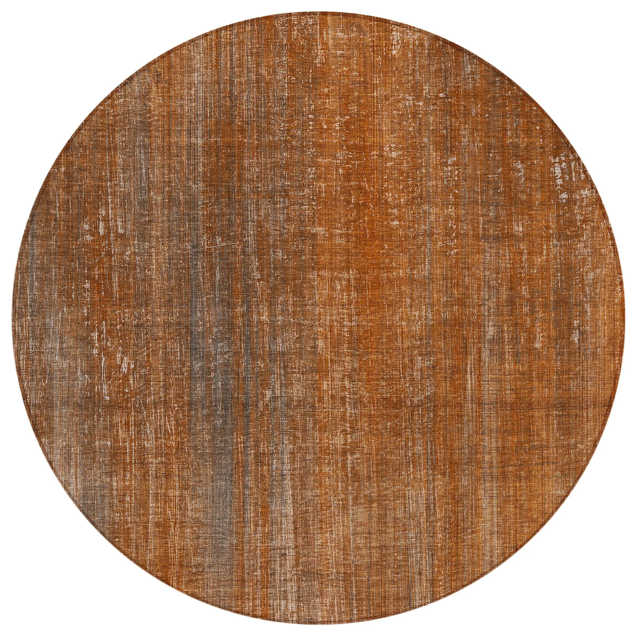 Machine Washable Indoor/ Outdoor Ombre Solid Chantille Rug