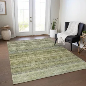 Machine Washable Indoor/ Outdoor Ombre Solid Chantille Rug