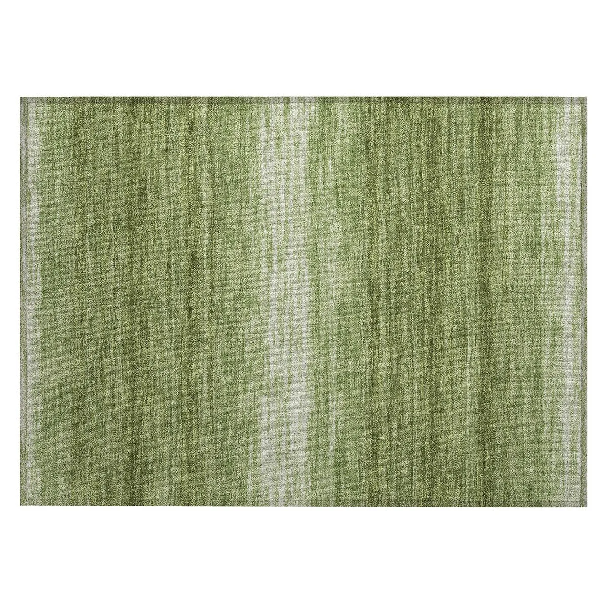 Machine Washable Indoor/ Outdoor Ombre Stripe Chantille Rug