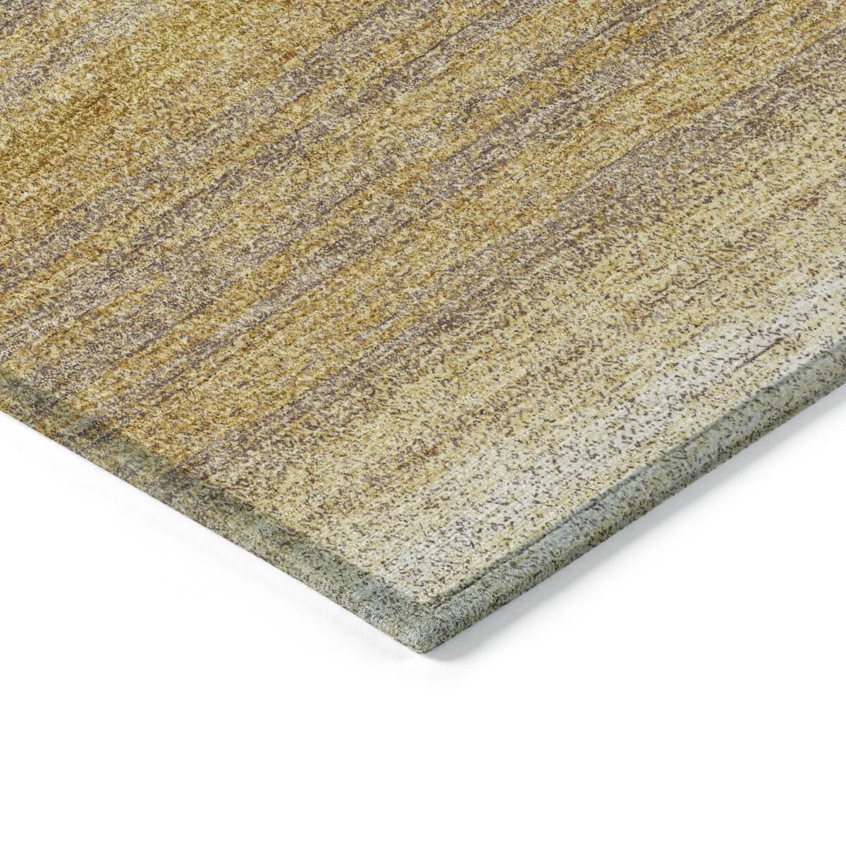 Machine Washable Indoor/ Outdoor Ombre Stripe Chantille Rug