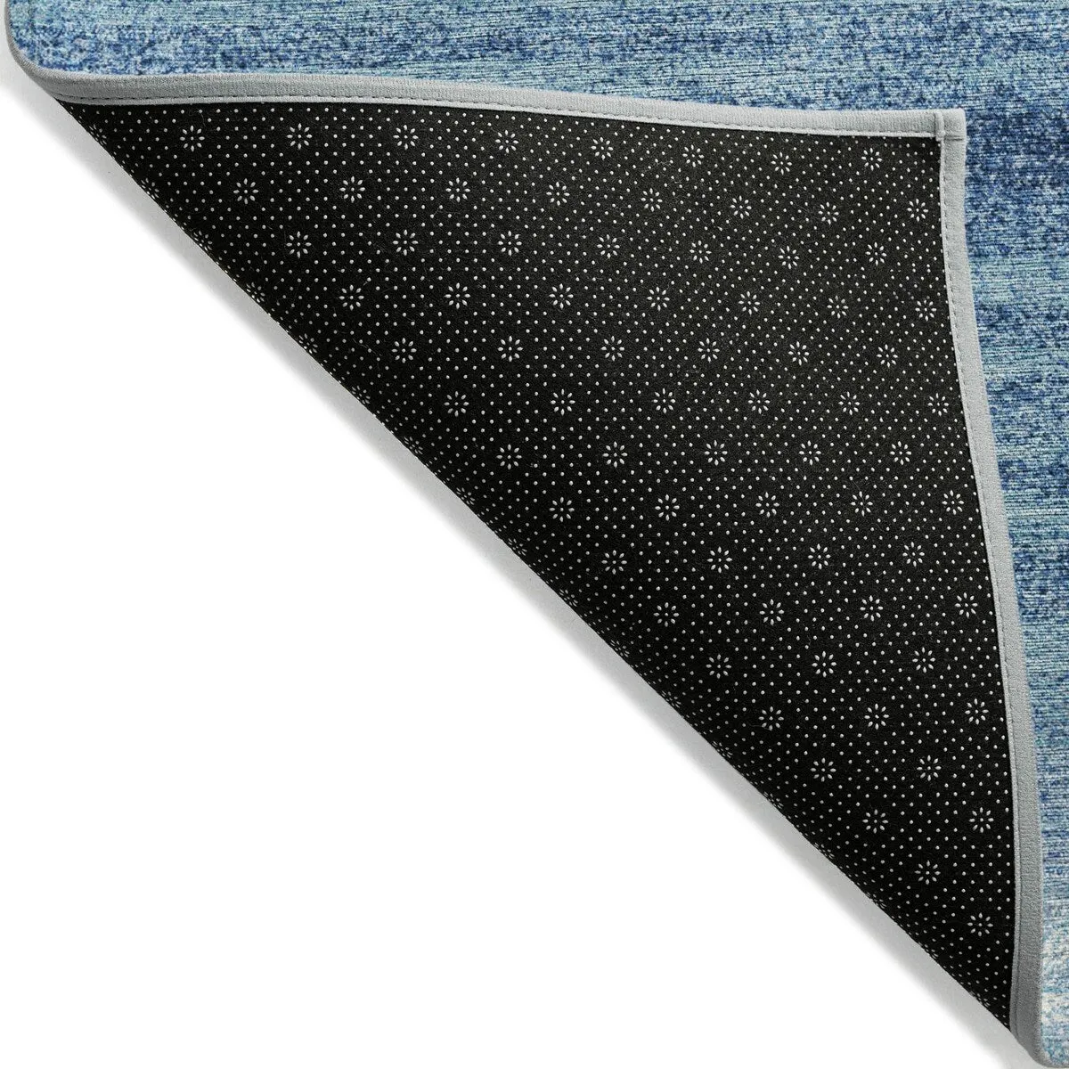 Machine Washable Indoor/ Outdoor Ombre Stripe Chantille Rug