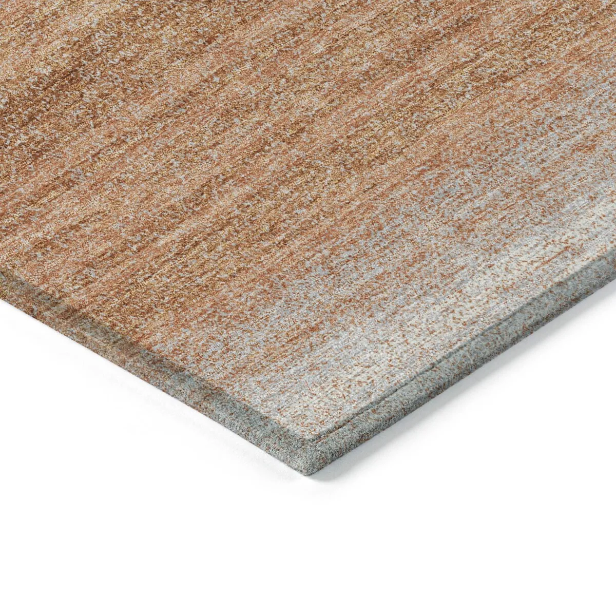 Machine Washable Indoor/ Outdoor Ombre Stripe Chantille Rug