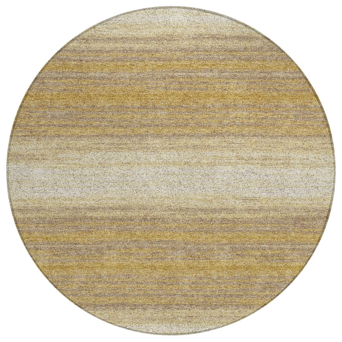 Machine Washable Indoor/ Outdoor Ombre Stripe Chantille Rug