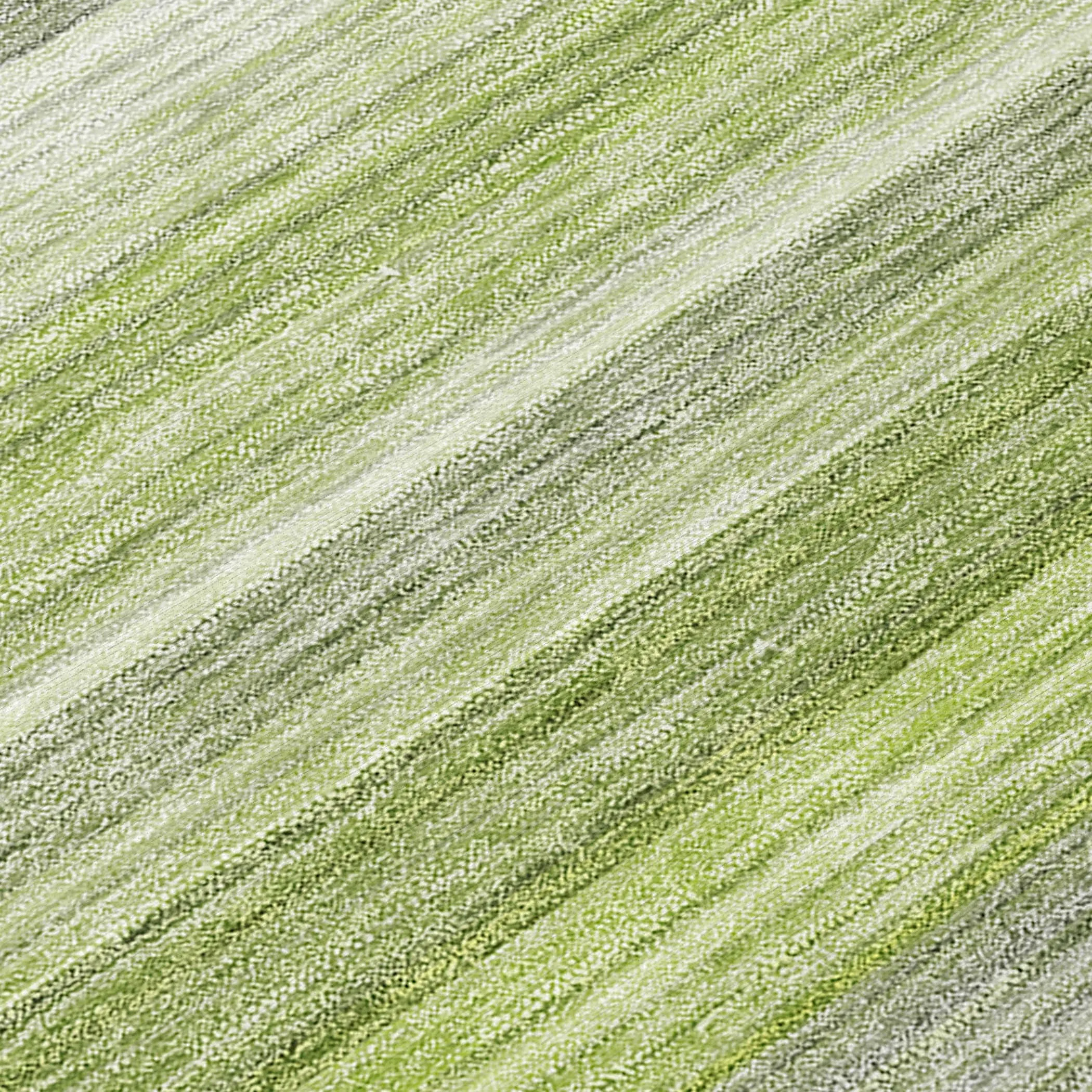 Machine Washable Indoor/ Outdoor Ombre Stripes Chantille Rug