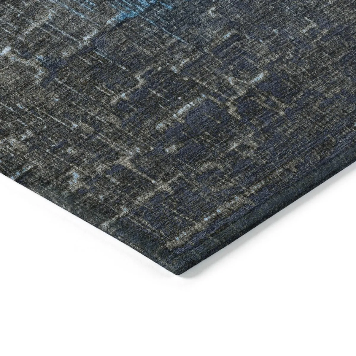 Machine Washable Indoor/ Outdoor Ombre Texture Chantille Rug