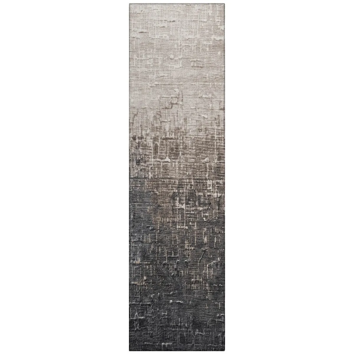 Machine Washable Indoor/ Outdoor Ombre Texture Chantille Rug