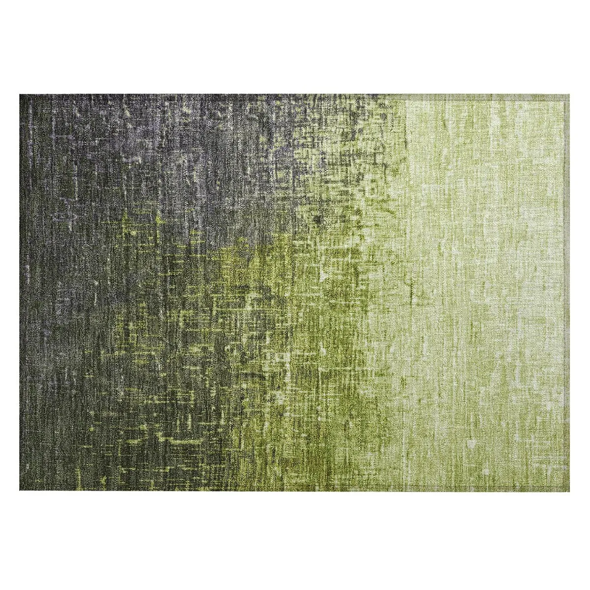 Machine Washable Indoor/ Outdoor Ombre Texture Chantille Rug