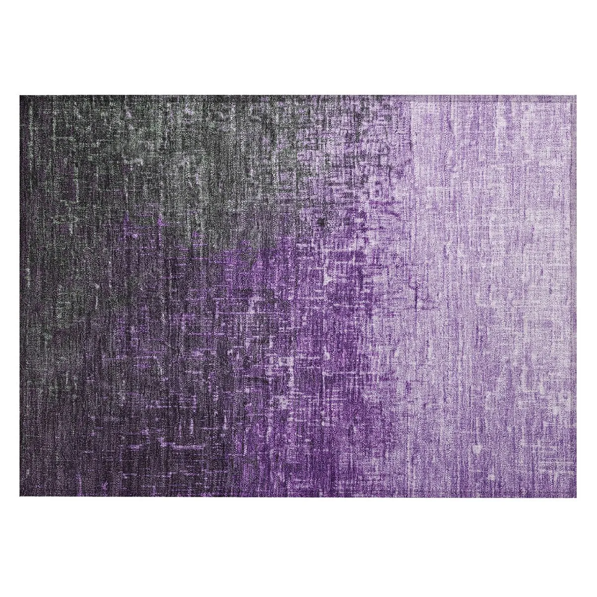 Machine Washable Indoor/ Outdoor Ombre Texture Chantille Rug
