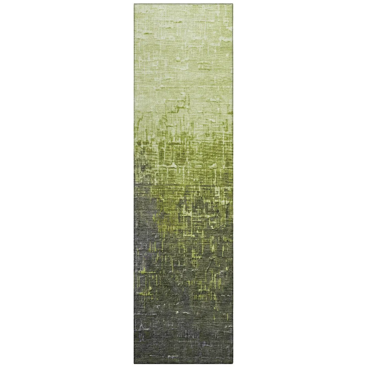 Machine Washable Indoor/ Outdoor Ombre Texture Chantille Rug