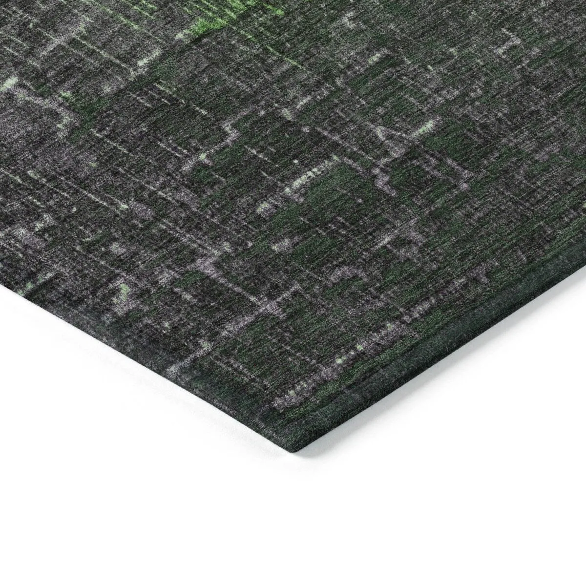 Machine Washable Indoor/ Outdoor Ombre Texture Chantille Rug