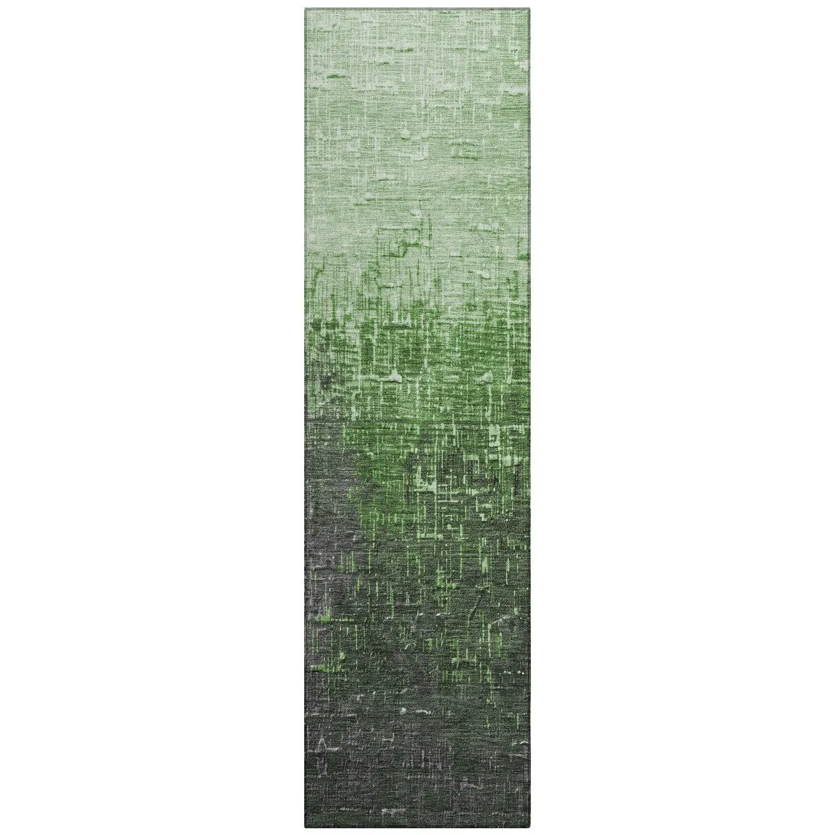Machine Washable Indoor/ Outdoor Ombre Texture Chantille Rug