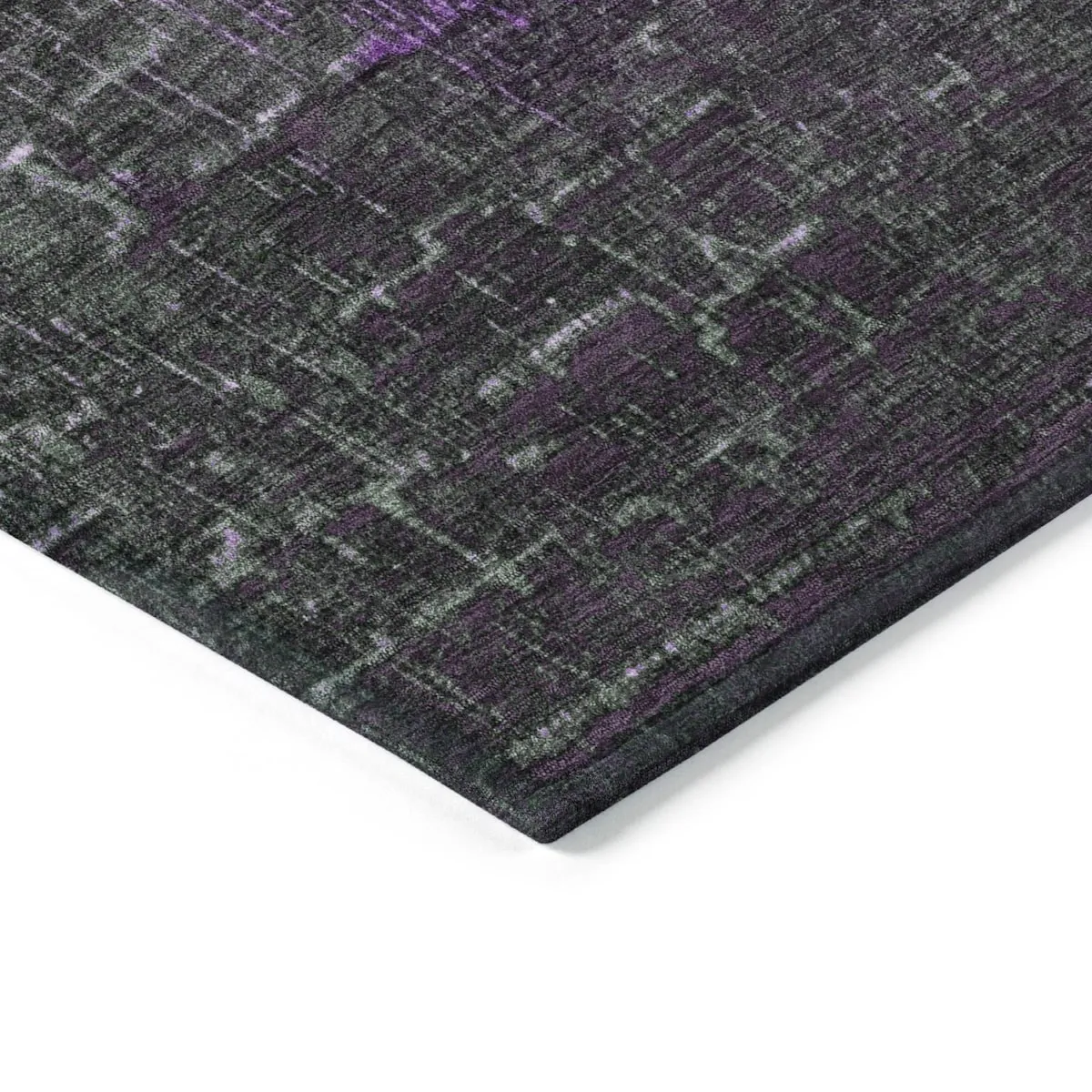 Machine Washable Indoor/ Outdoor Ombre Texture Chantille Rug