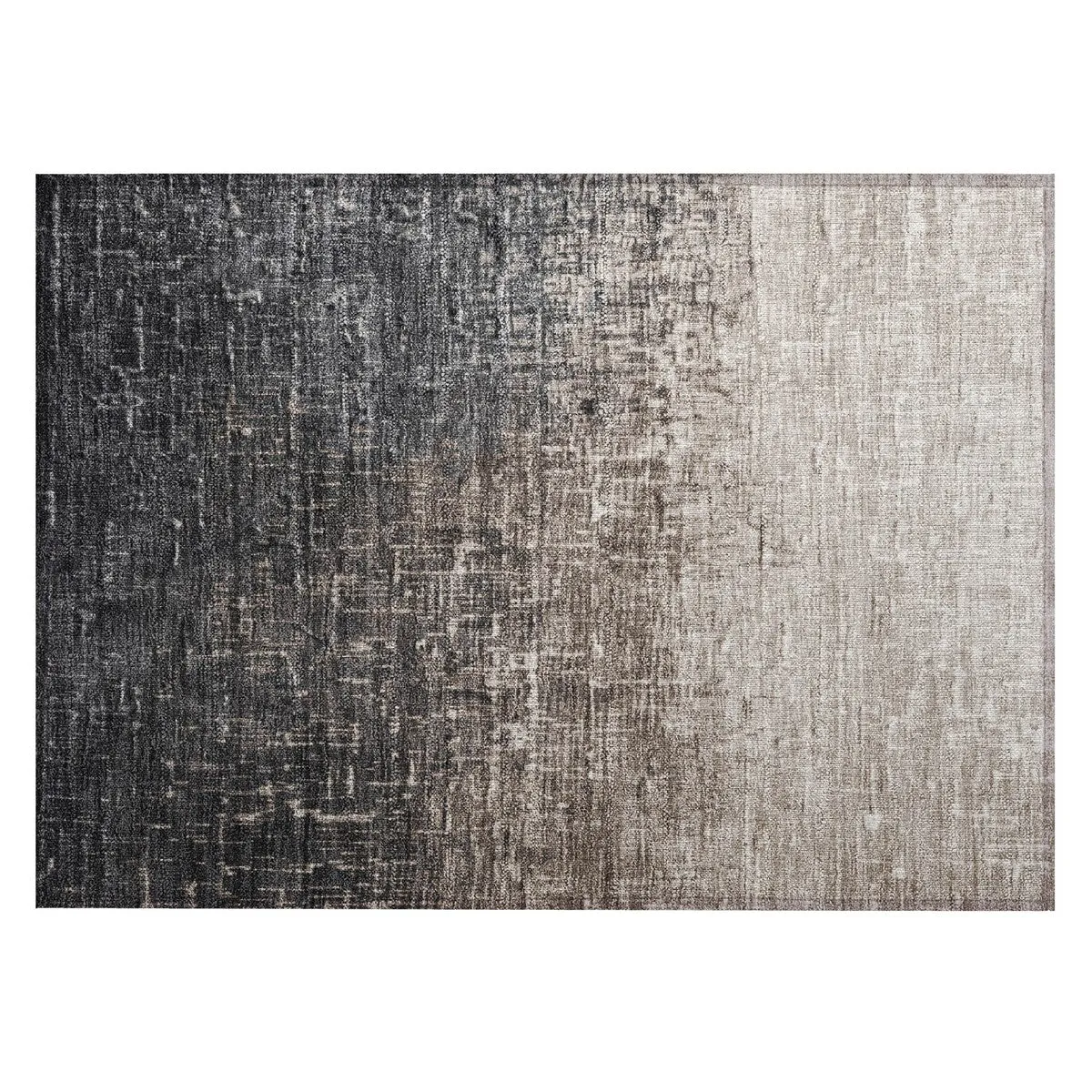 Machine Washable Indoor/ Outdoor Ombre Texture Chantille Rug