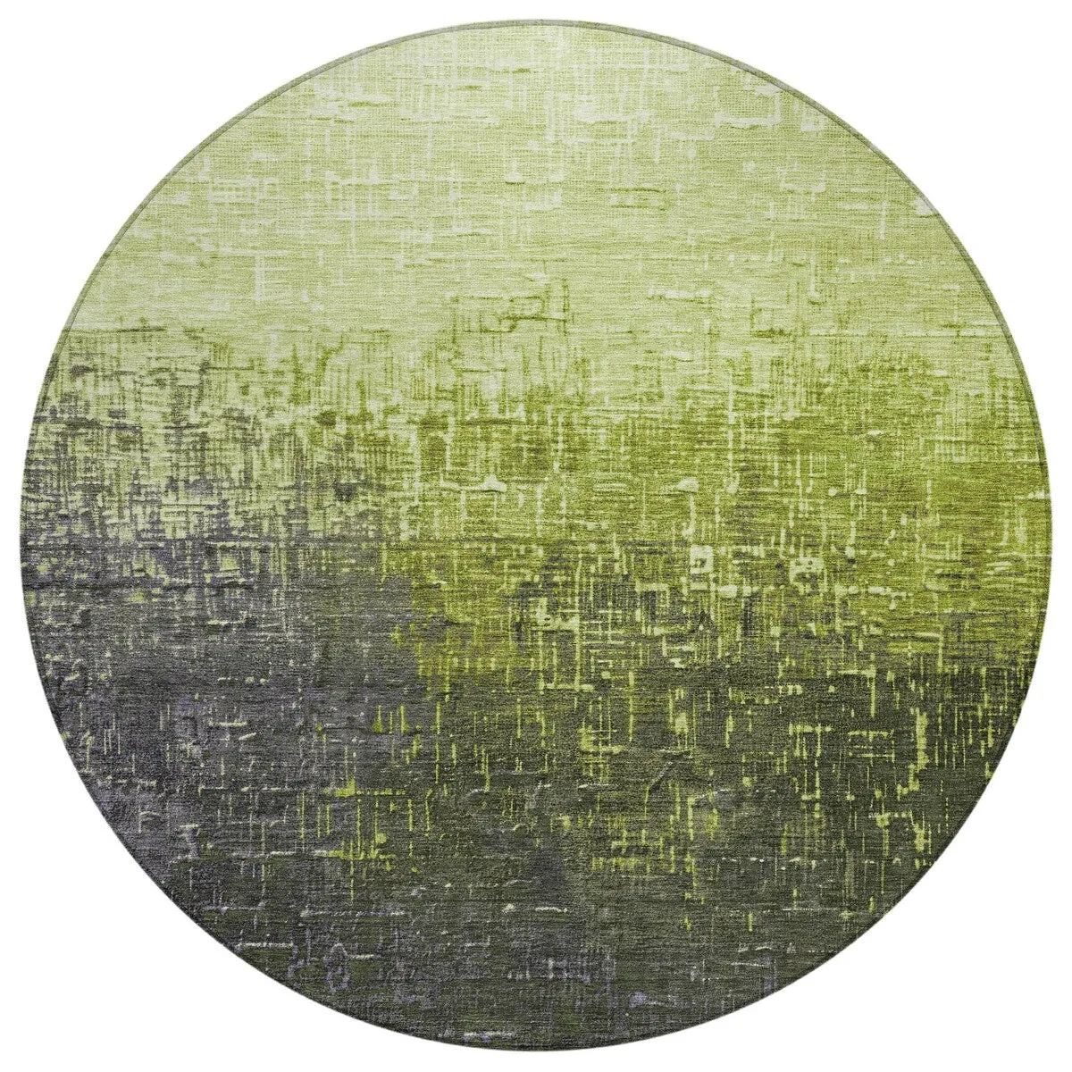Machine Washable Indoor/ Outdoor Ombre Texture Chantille Rug