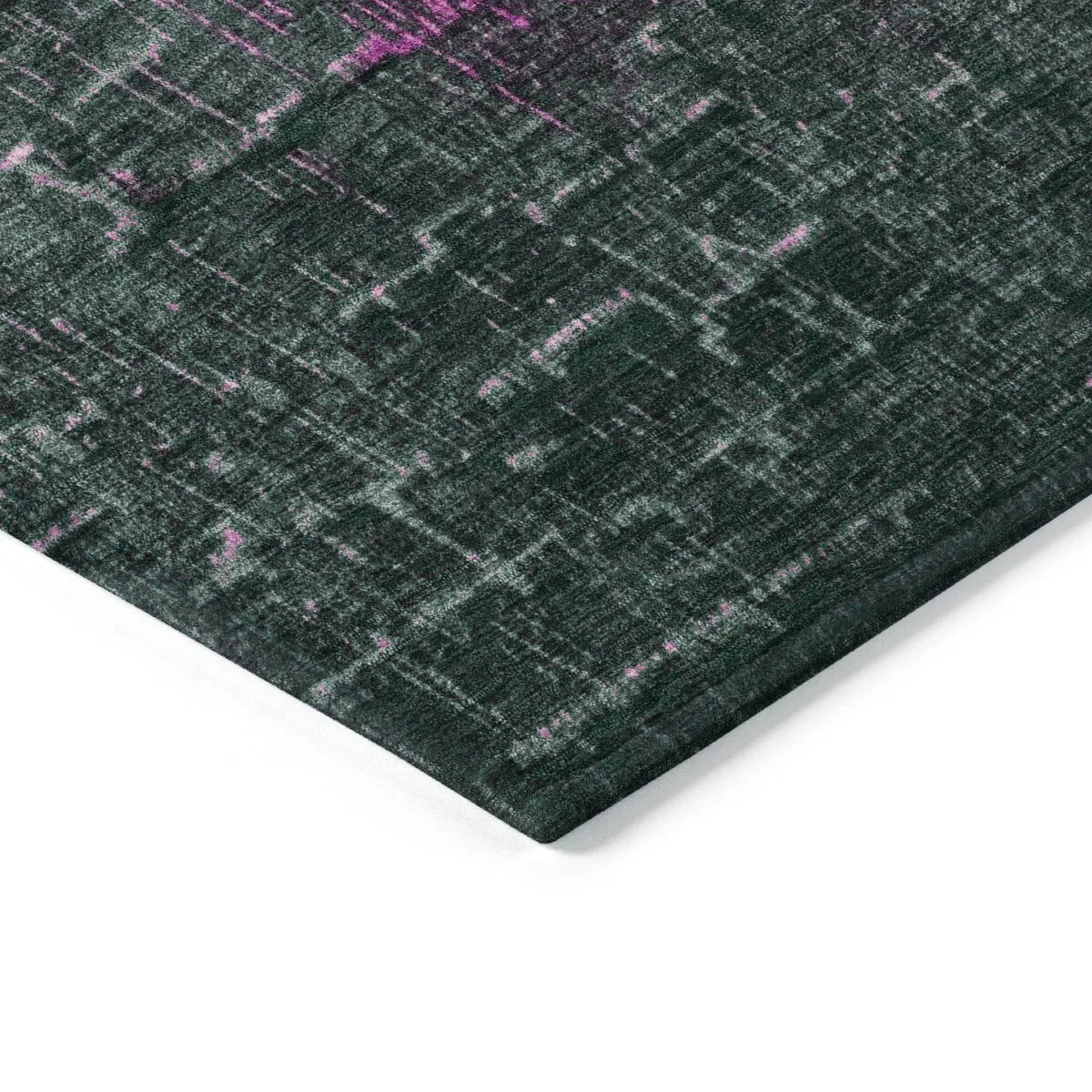 Machine Washable Indoor/ Outdoor Ombre Texture Chantille Rug