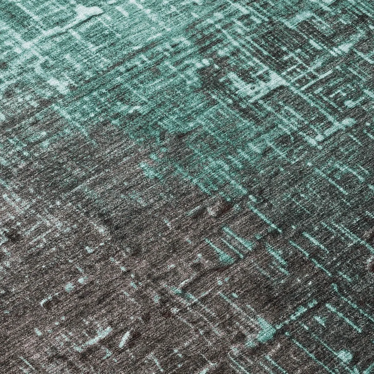 Machine Washable Indoor/ Outdoor Ombre Texture Chantille Rug