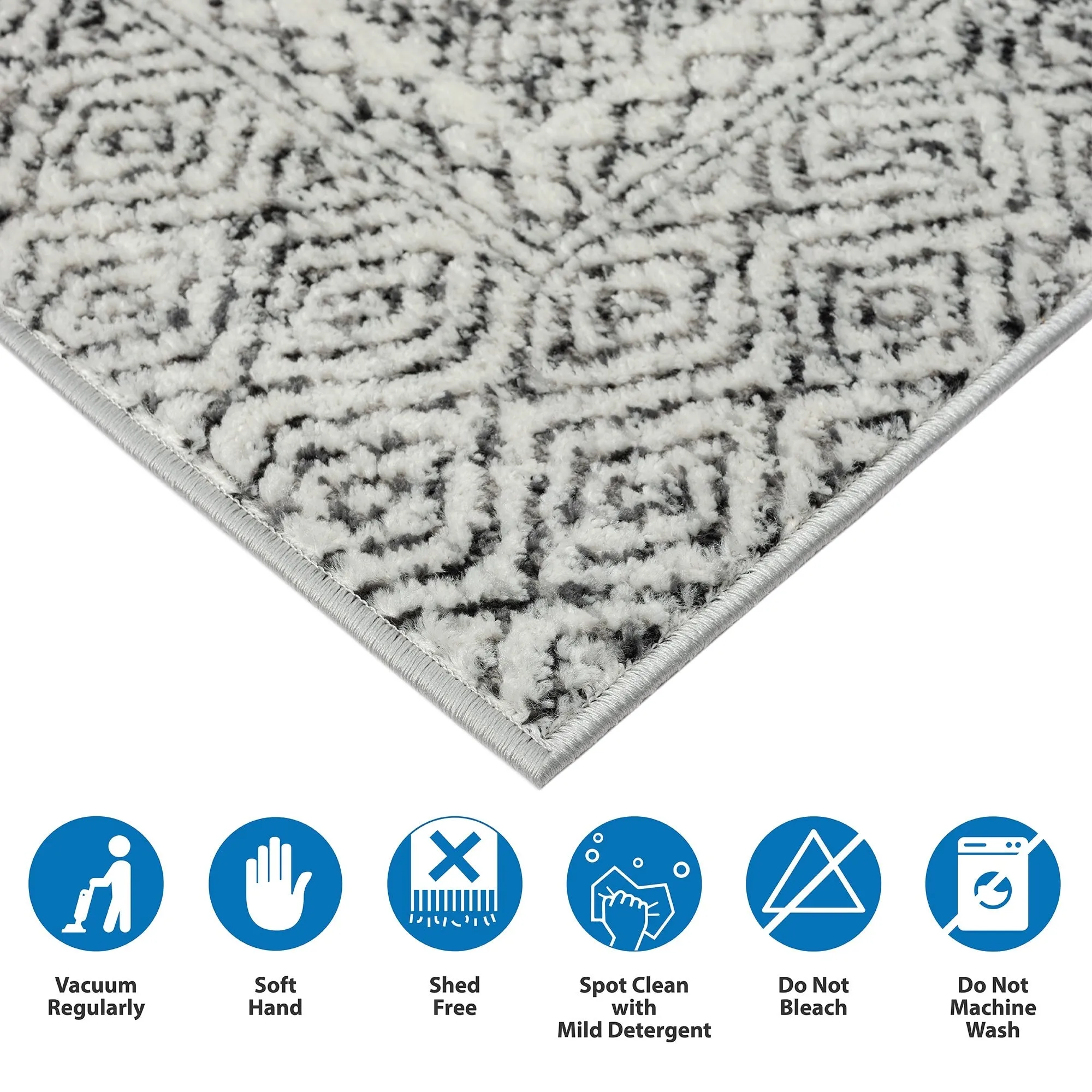 Madison Park Talia Moroccan Bordered Global Woven Area Rug