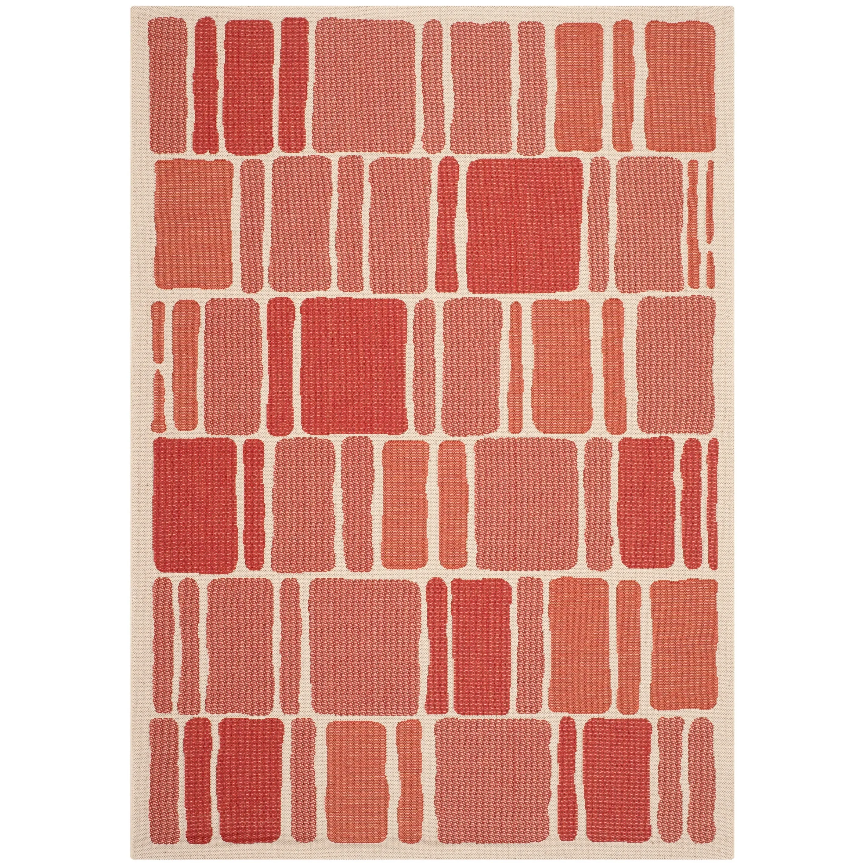 Martha Stewart by SAFAVIEH Blocks Indoor/ Outdoor Waterproof Rug