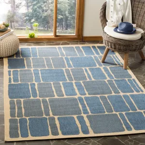 Martha Stewart by SAFAVIEH Blocks Indoor/ Outdoor Waterproof Rug