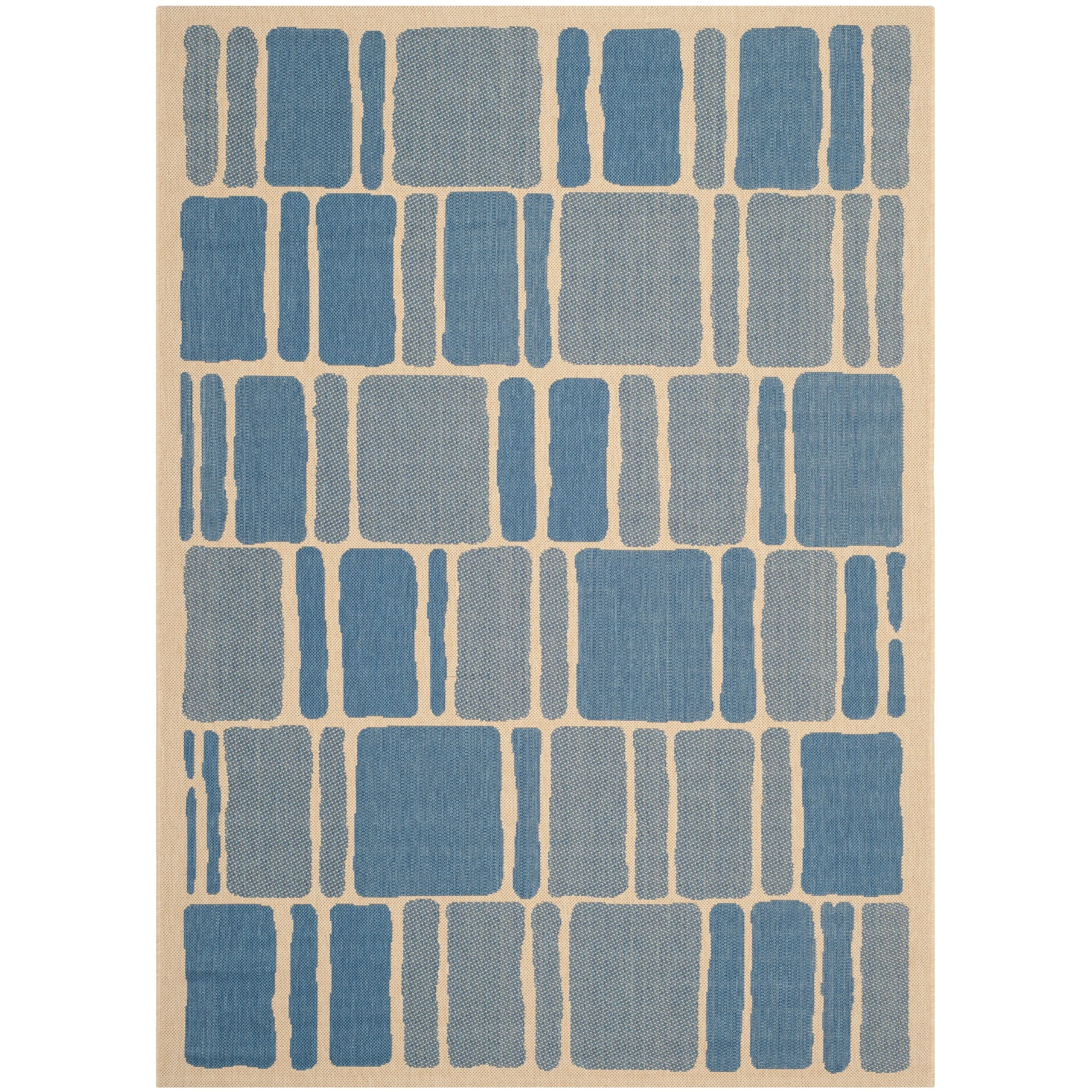 Martha Stewart by SAFAVIEH Blocks Indoor/ Outdoor Waterproof Rug