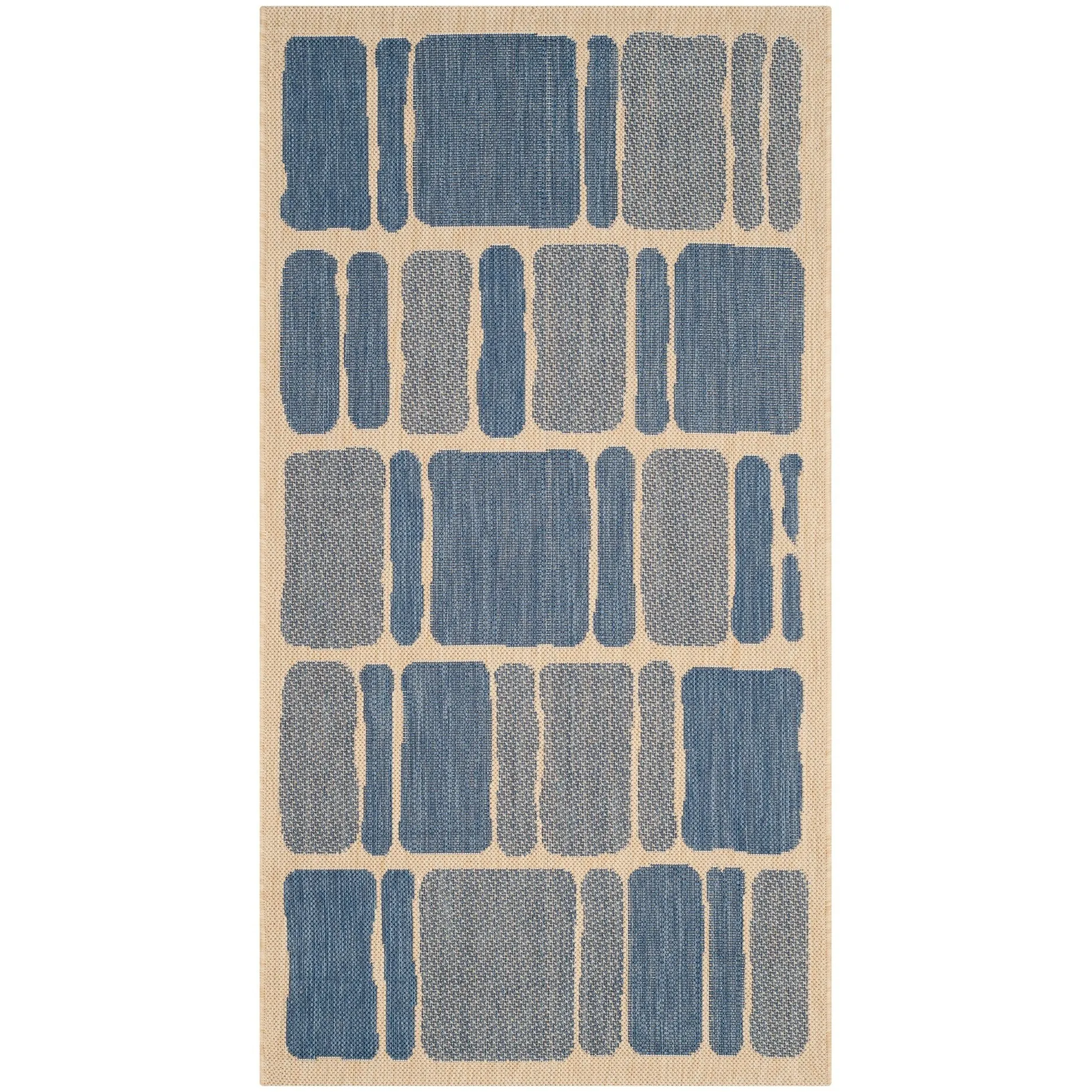 Martha Stewart by SAFAVIEH Blocks Indoor/ Outdoor Waterproof Rug