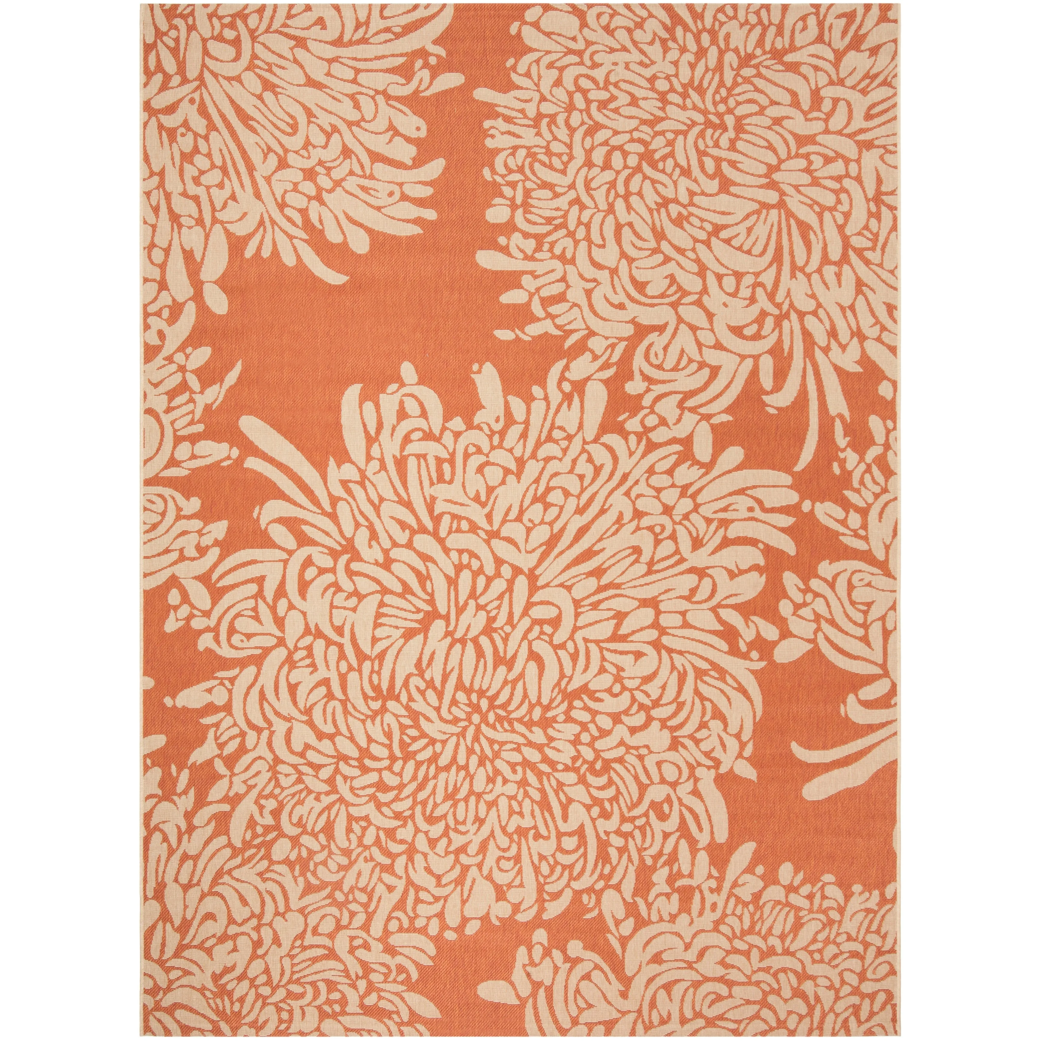 Martha Stewart by SAFAVIEH Chrysanthemum Indoor/ Outdoor Waterproof Rug