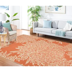Martha Stewart by SAFAVIEH Chrysanthemum Indoor/ Outdoor Waterproof Rug