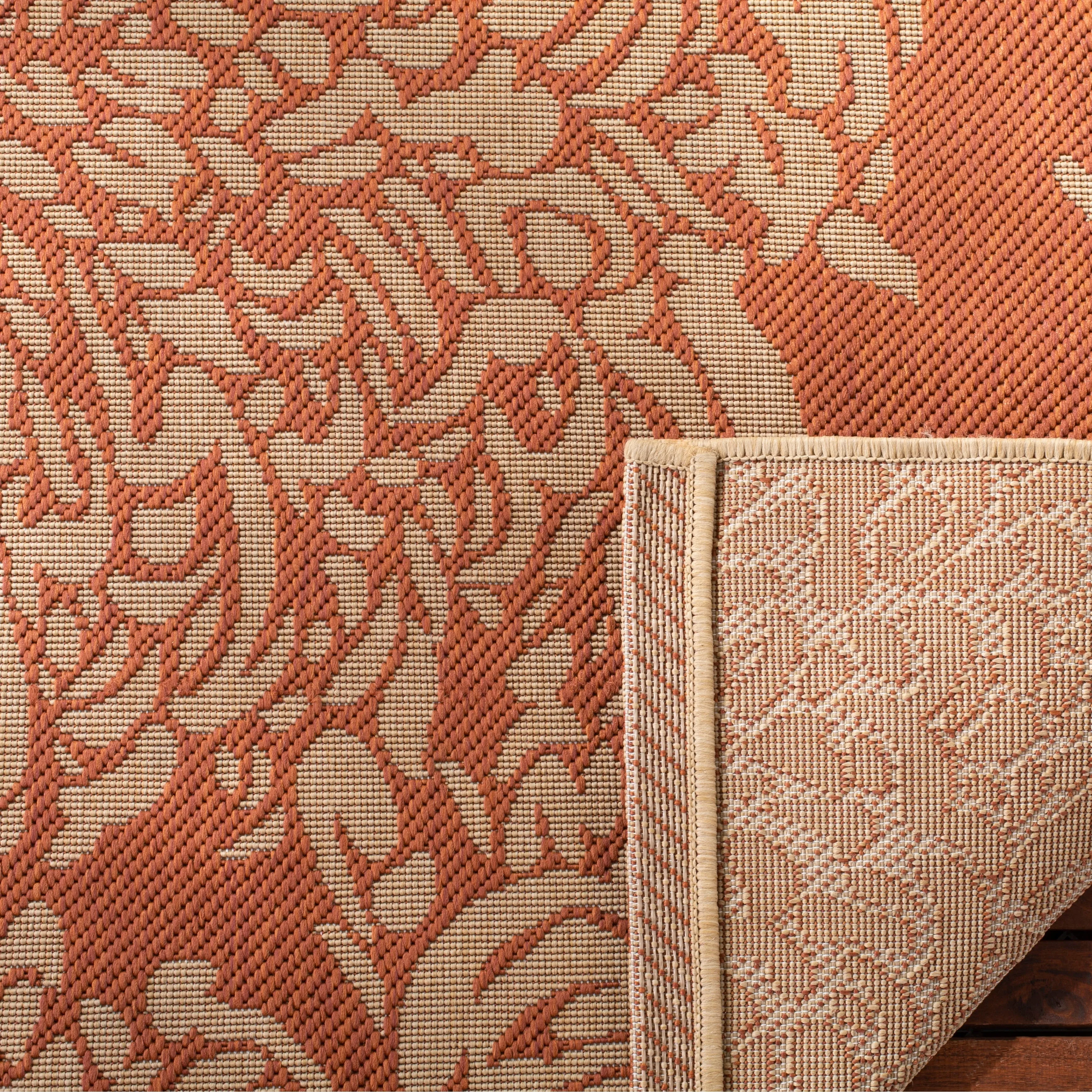 Martha Stewart by SAFAVIEH Chrysanthemum Indoor/ Outdoor Waterproof Rug