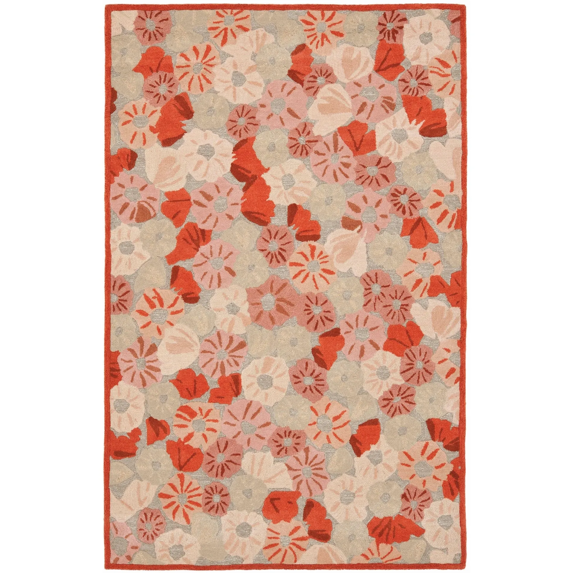 Martha Stewart by SAFAVIEH Poppy Field Wool/ Viscose Rug