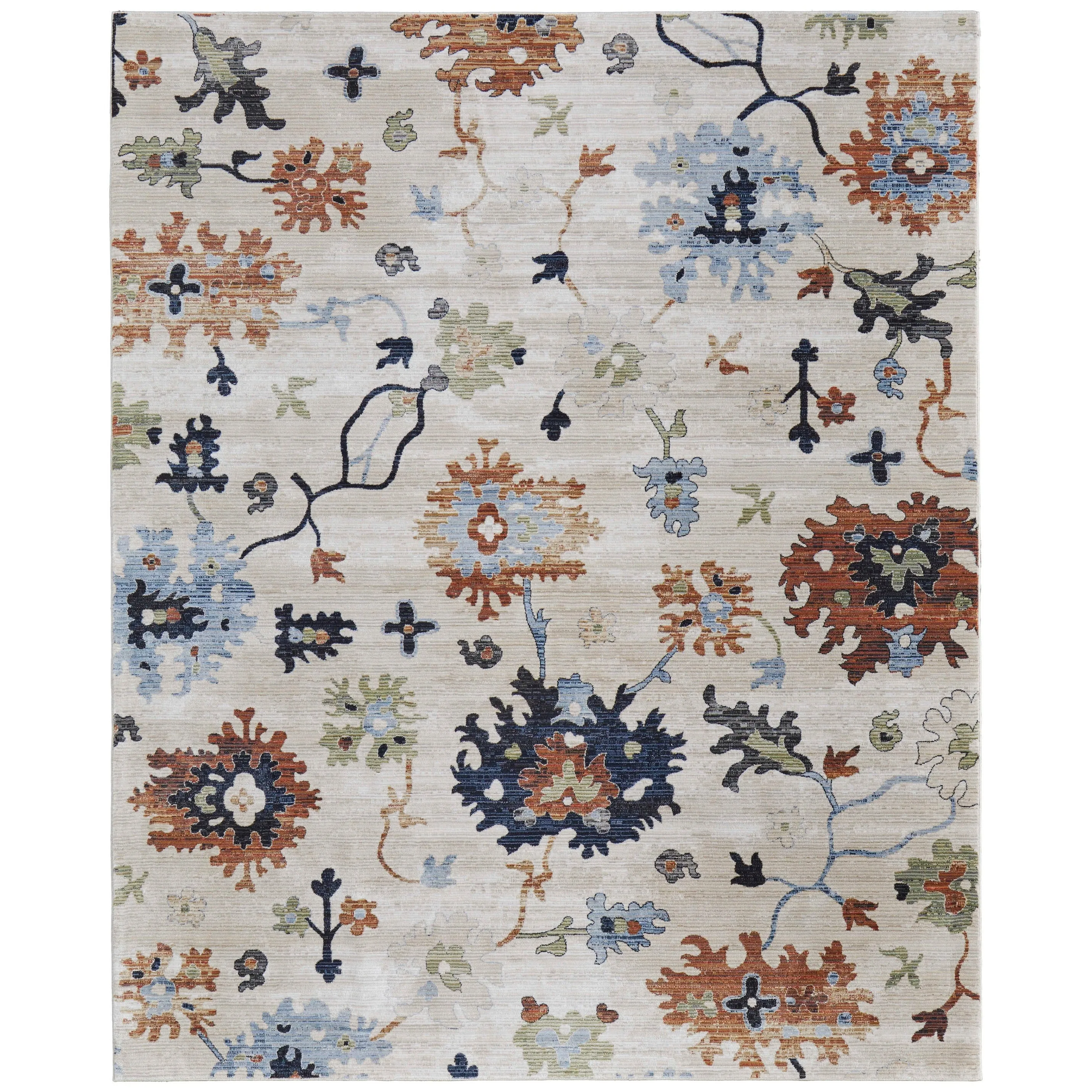 Melrose R39P1 Floral & Botanical Transitional Area Rug