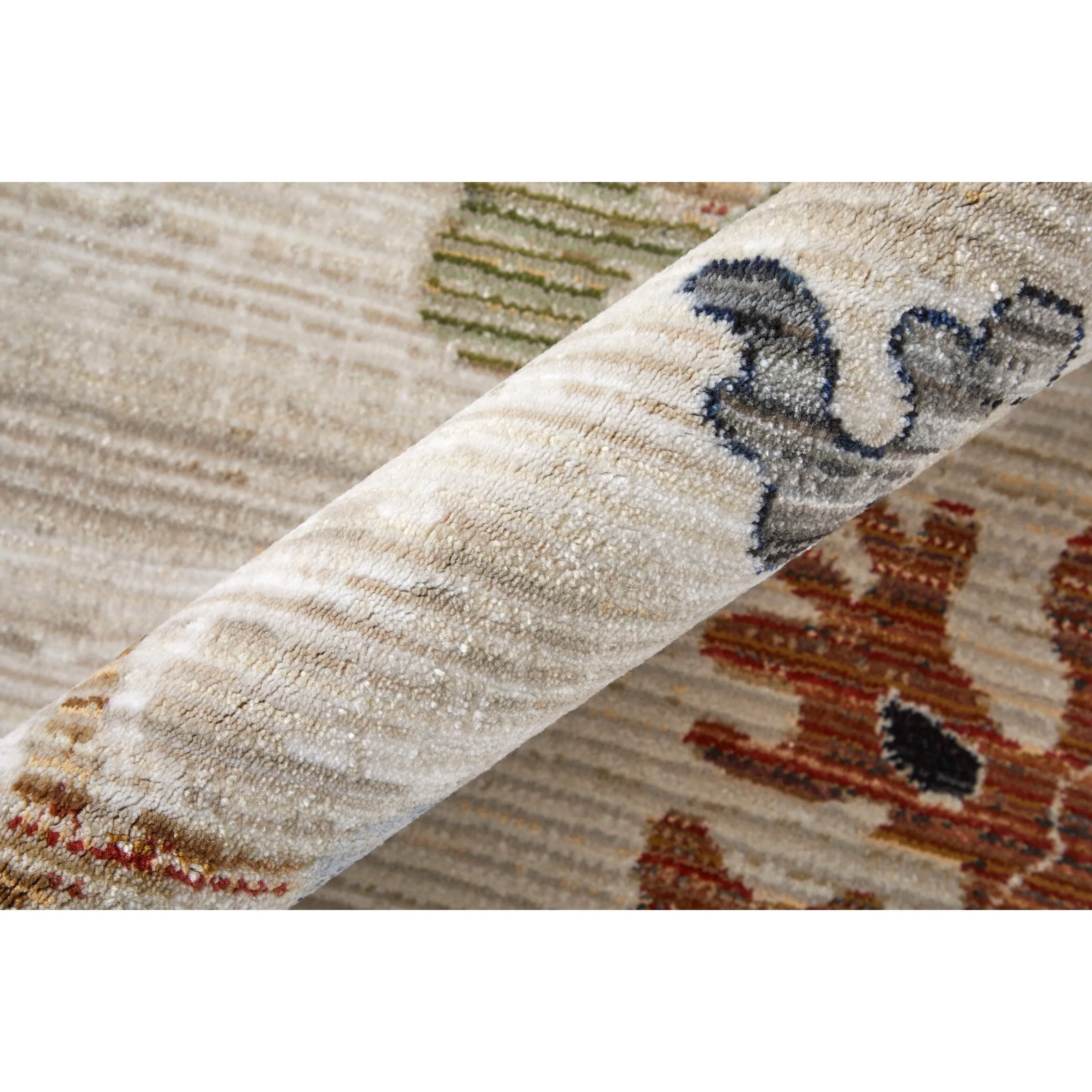 Melrose R39P1 Floral & Botanical Transitional Area Rug
