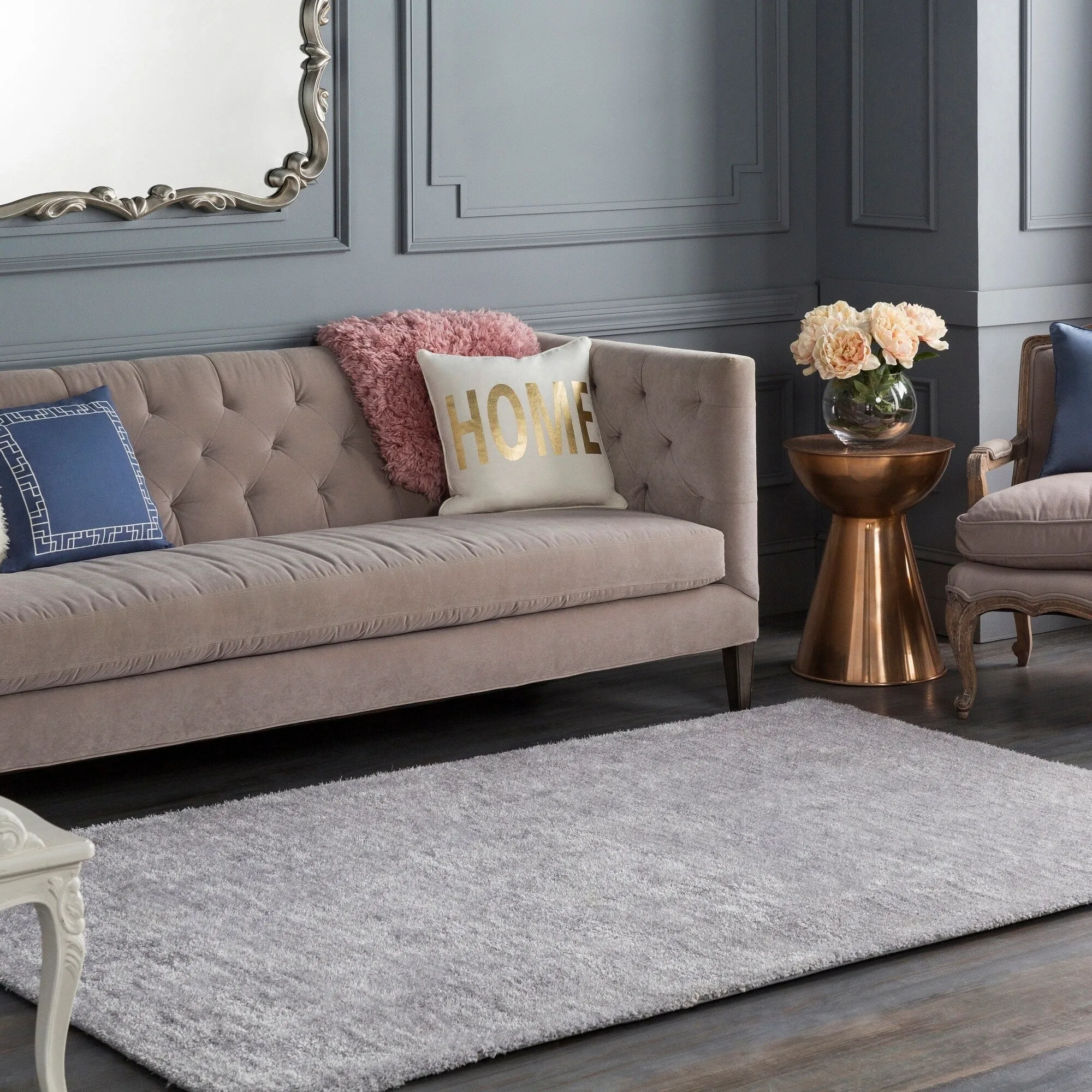 Meticulously Woven Nueve Polyester Rug