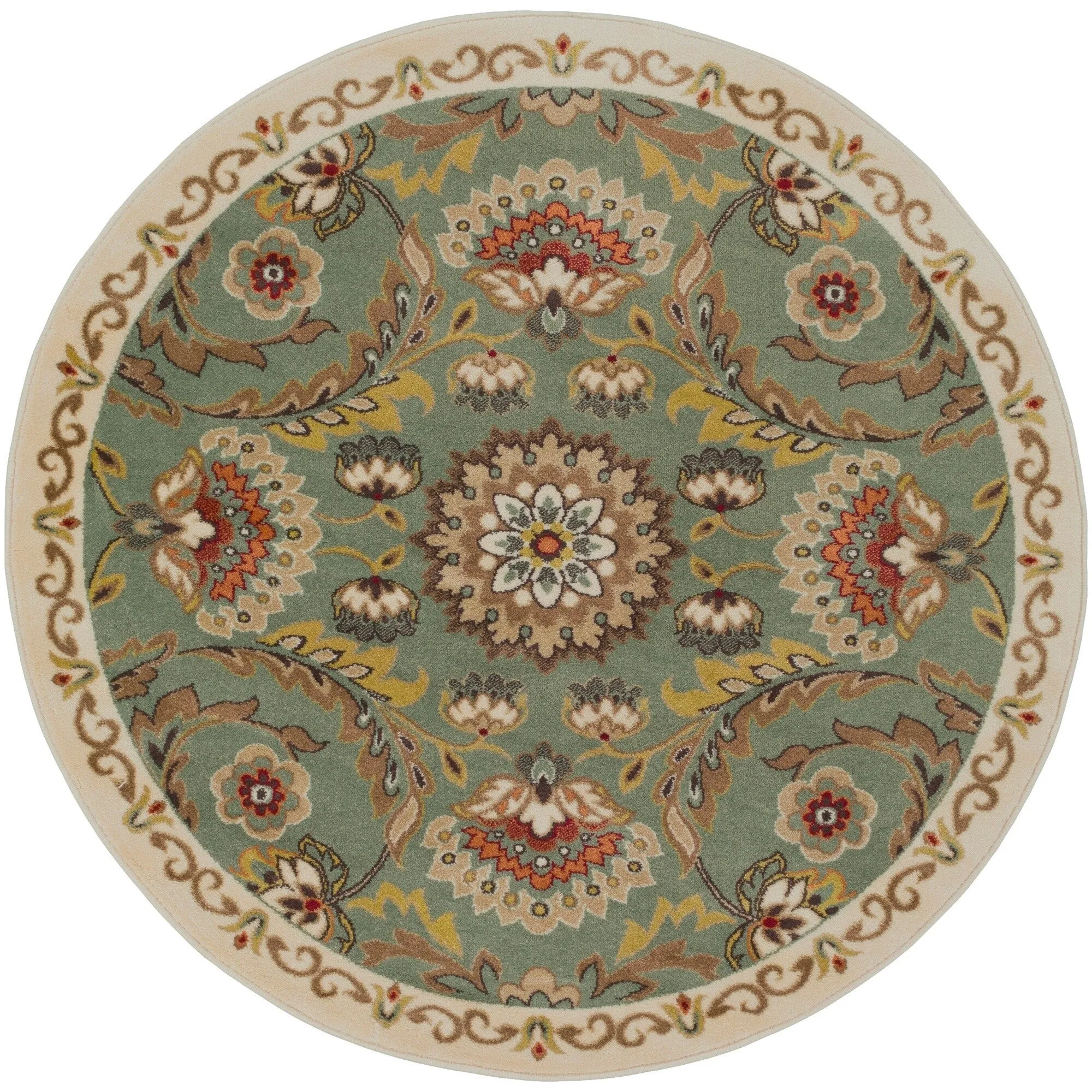 Meticulously Woven Pan Rug
